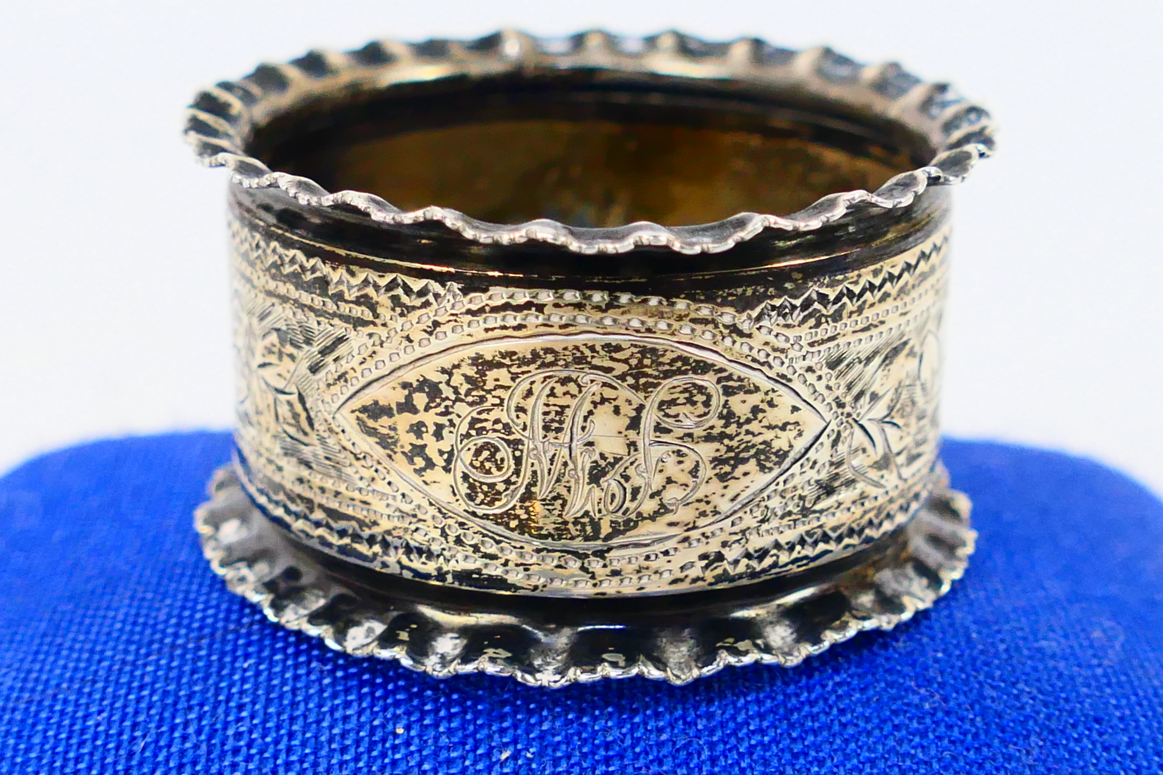 Lot to include a silver napkin ring and - Image 7 of 8