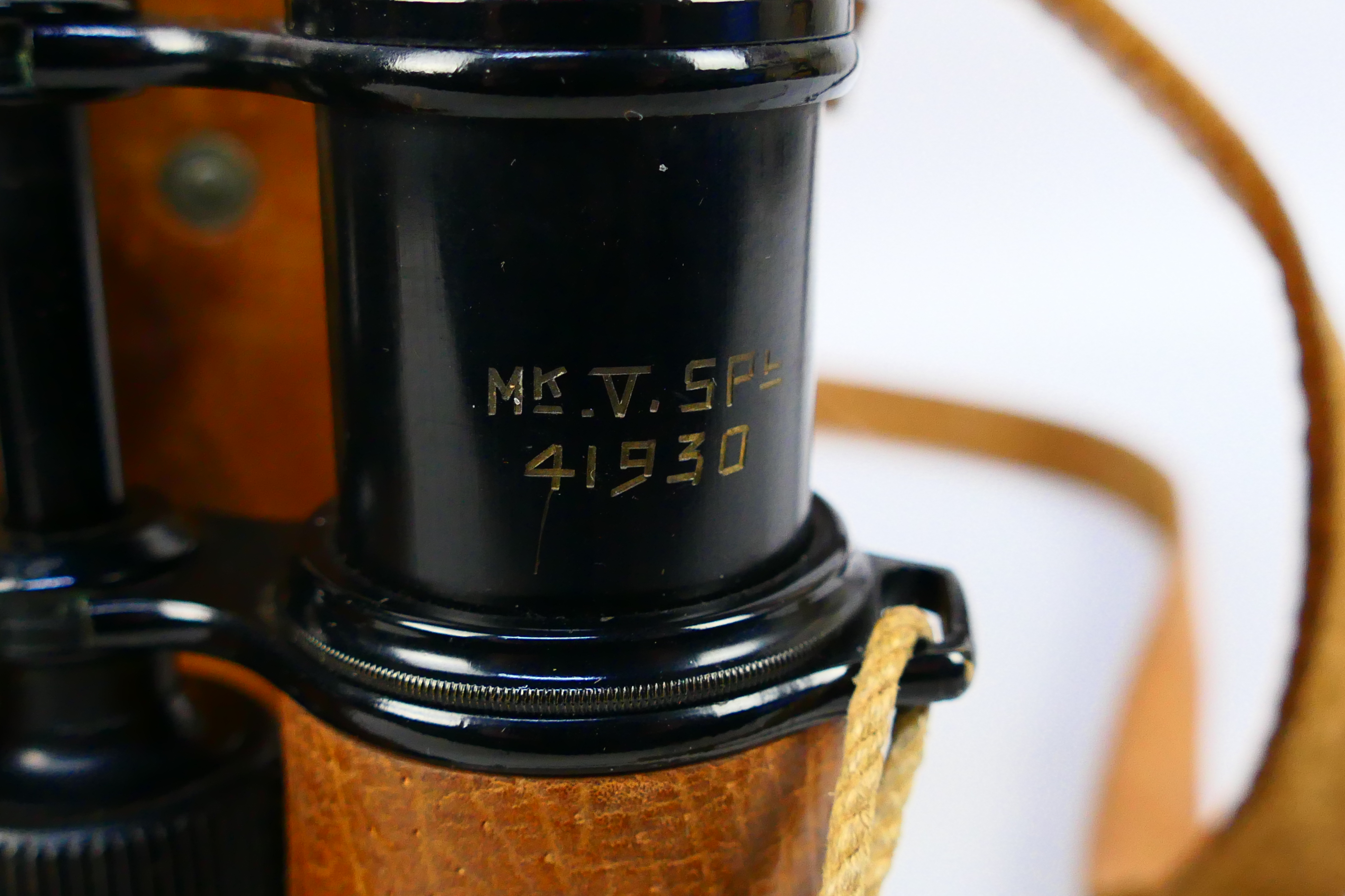 A pair of binoculars marked E Donovan Esq R. - Image 11 of 17