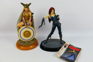 Two hand painted Iconia figures based on