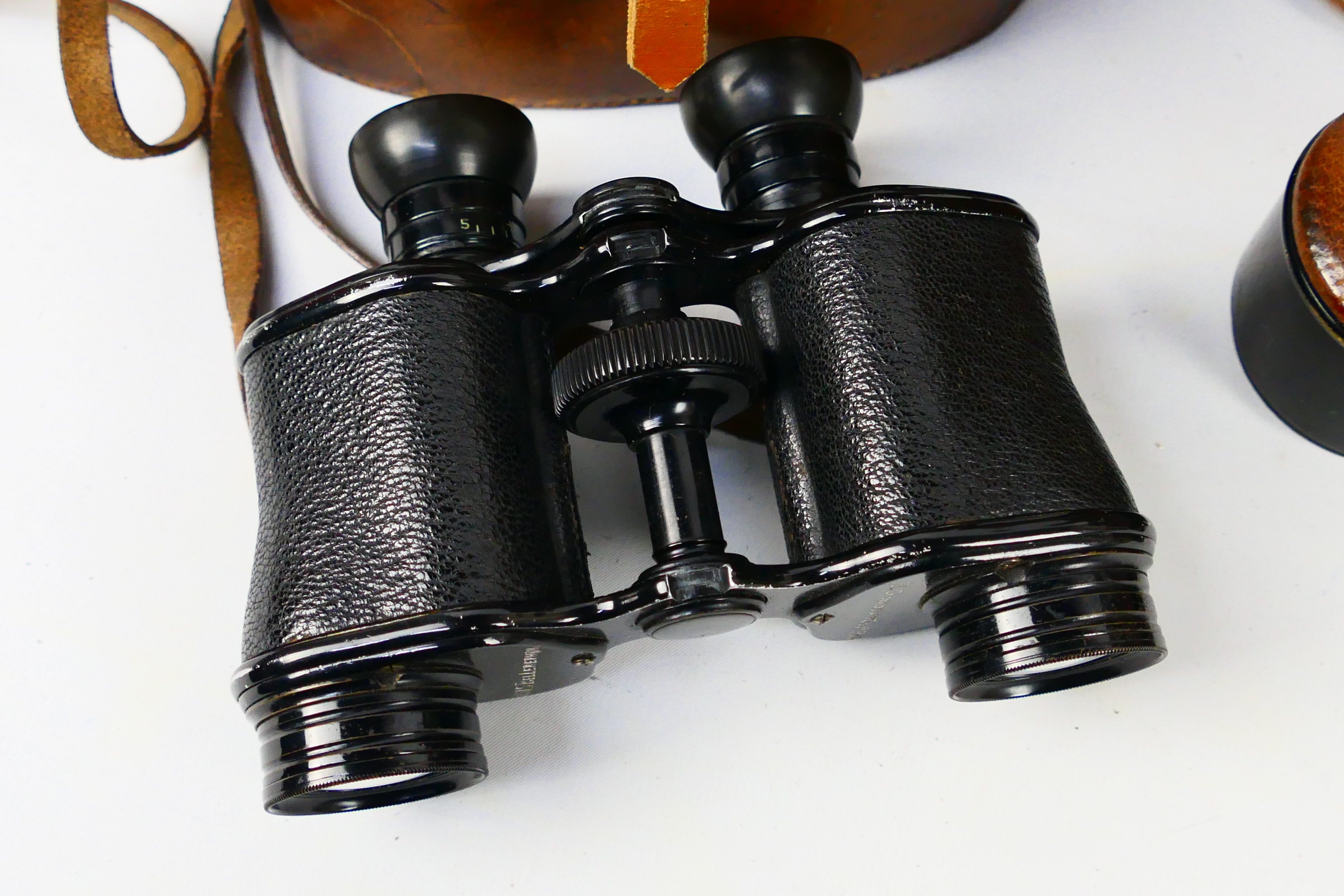 A pair of binoculars marked E Donovan Esq R. - Image 4 of 17