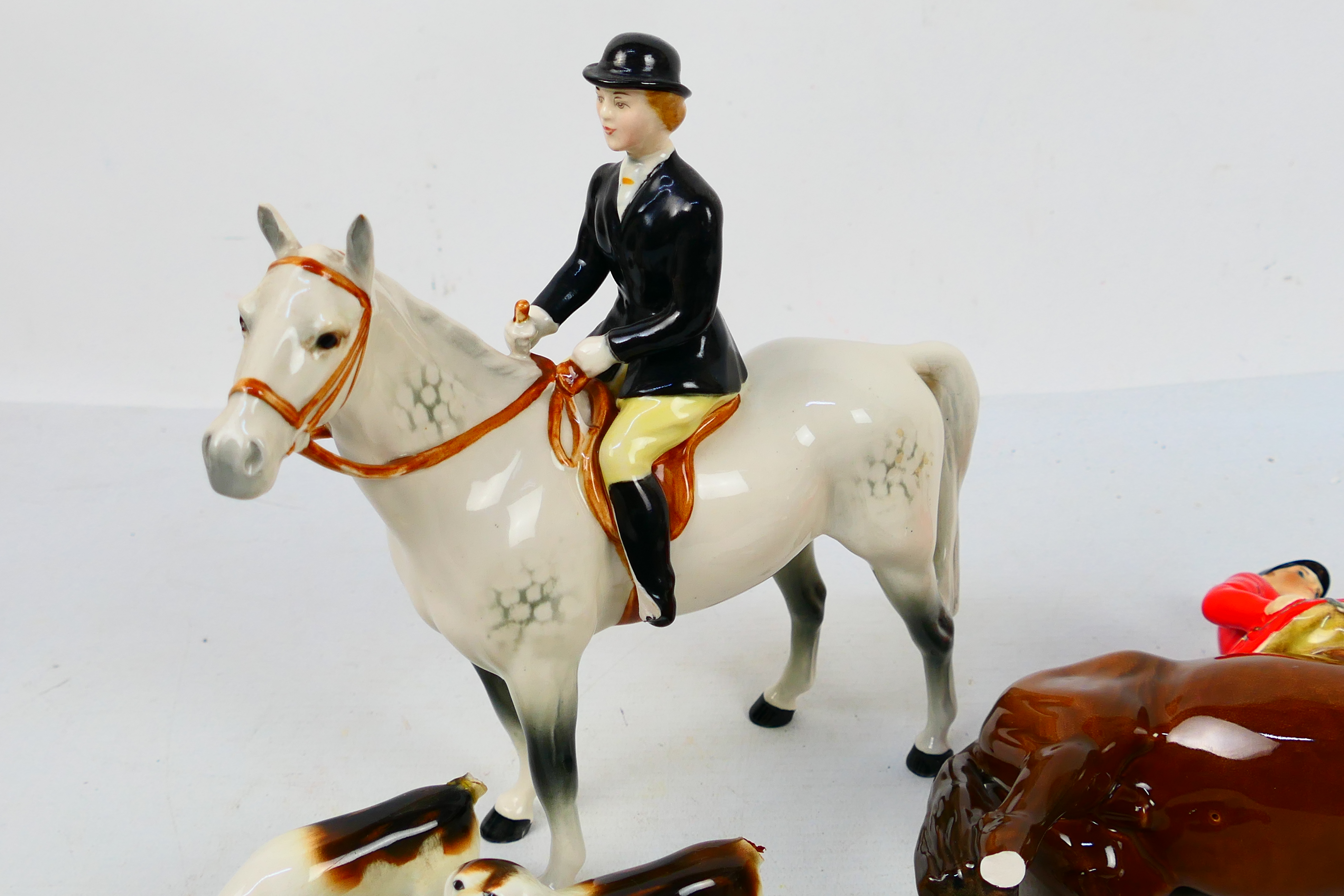 Four Beswick hunting figures comprising - Image 2 of 10