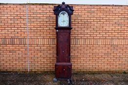 A late 18th century mahogany cased longc