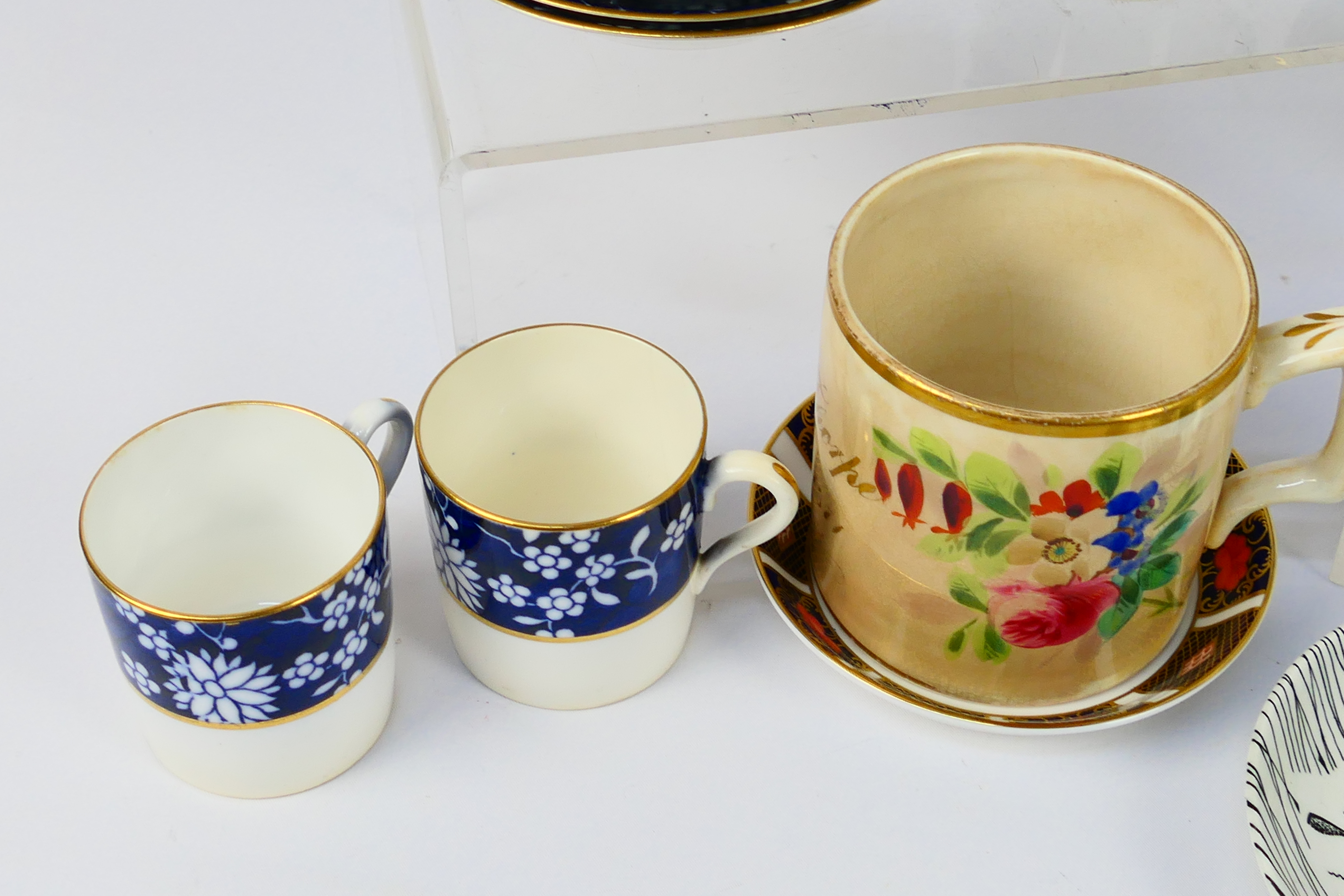 Demitasse coffee wares comprising Spode, - Image 3 of 8