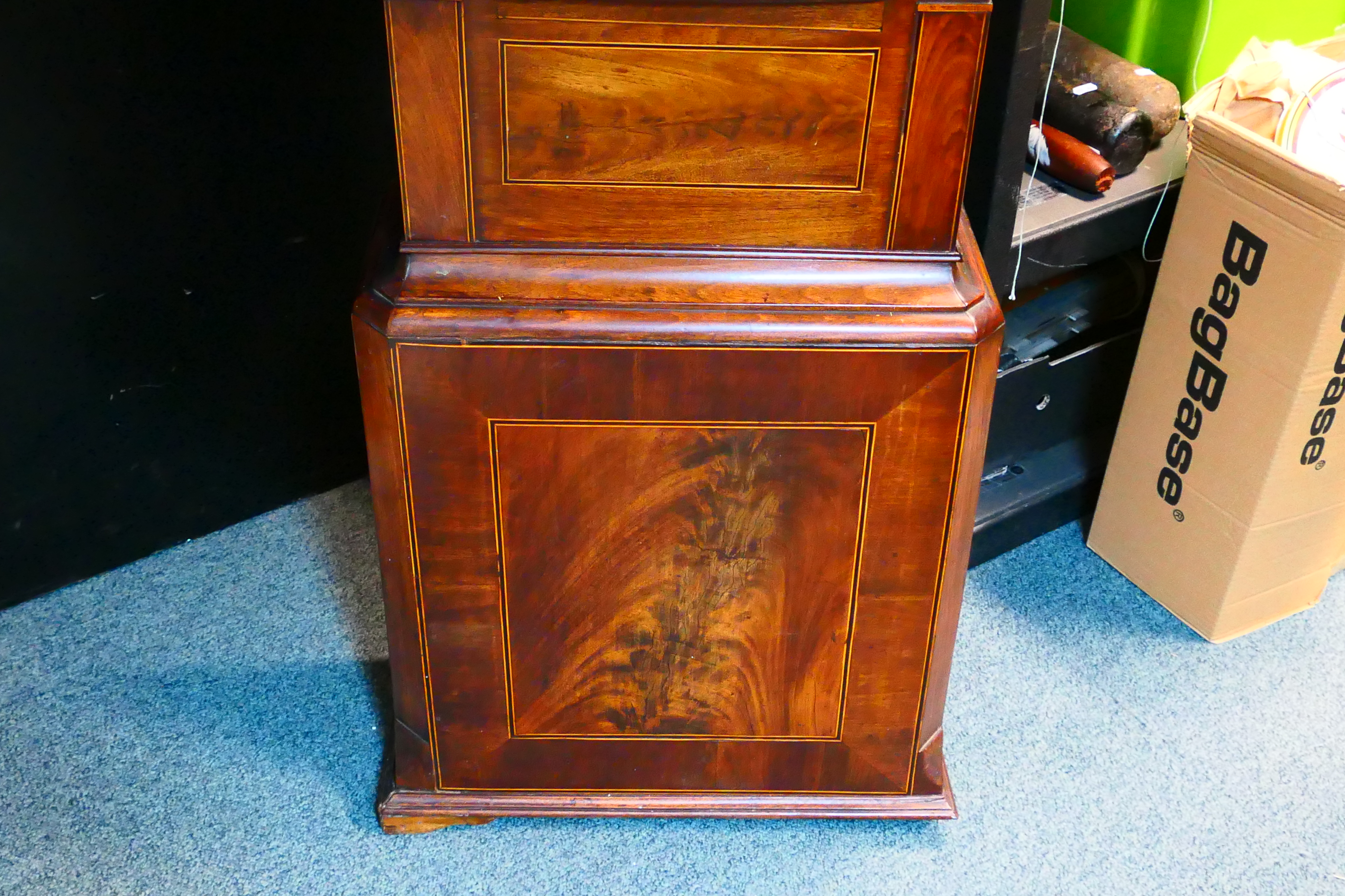 An early 19th century mahogany-cased 8-d - Image 6 of 15