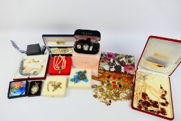 A collection of costume jewellery, predo
