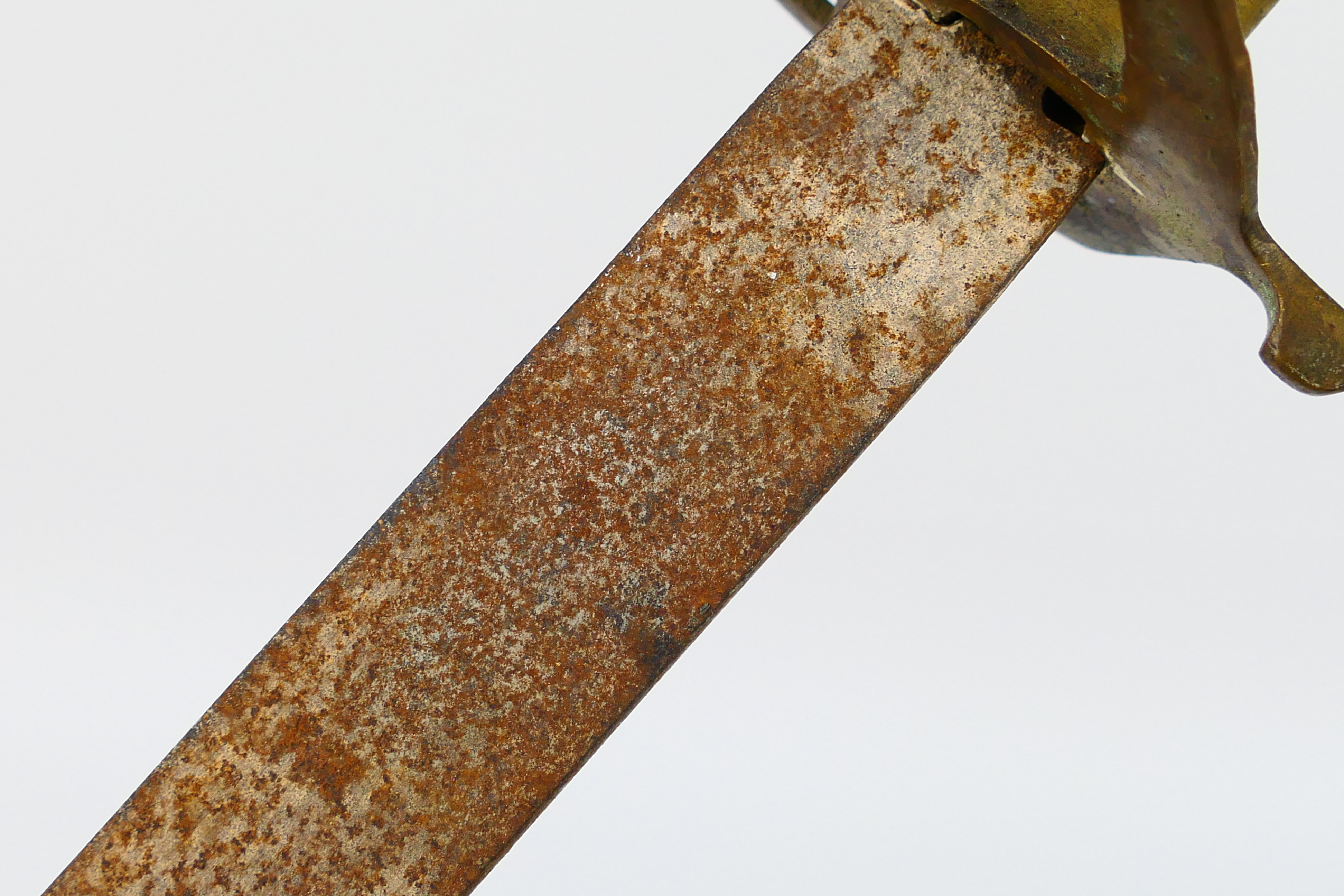 A sword with 74 cm (l) single edge curve - Image 6 of 9