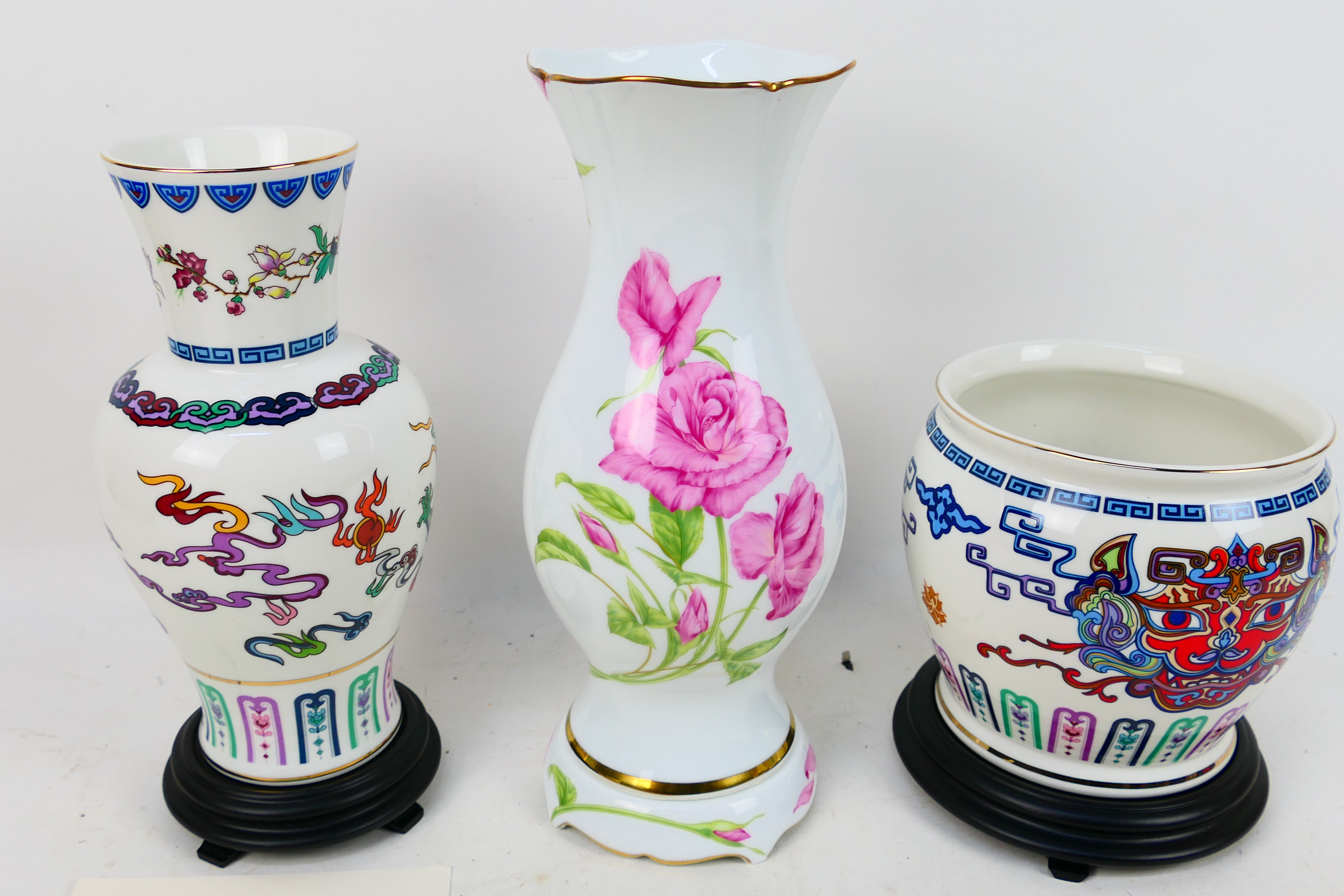 Franklin Mint - Three vases comprising T - Image 7 of 14