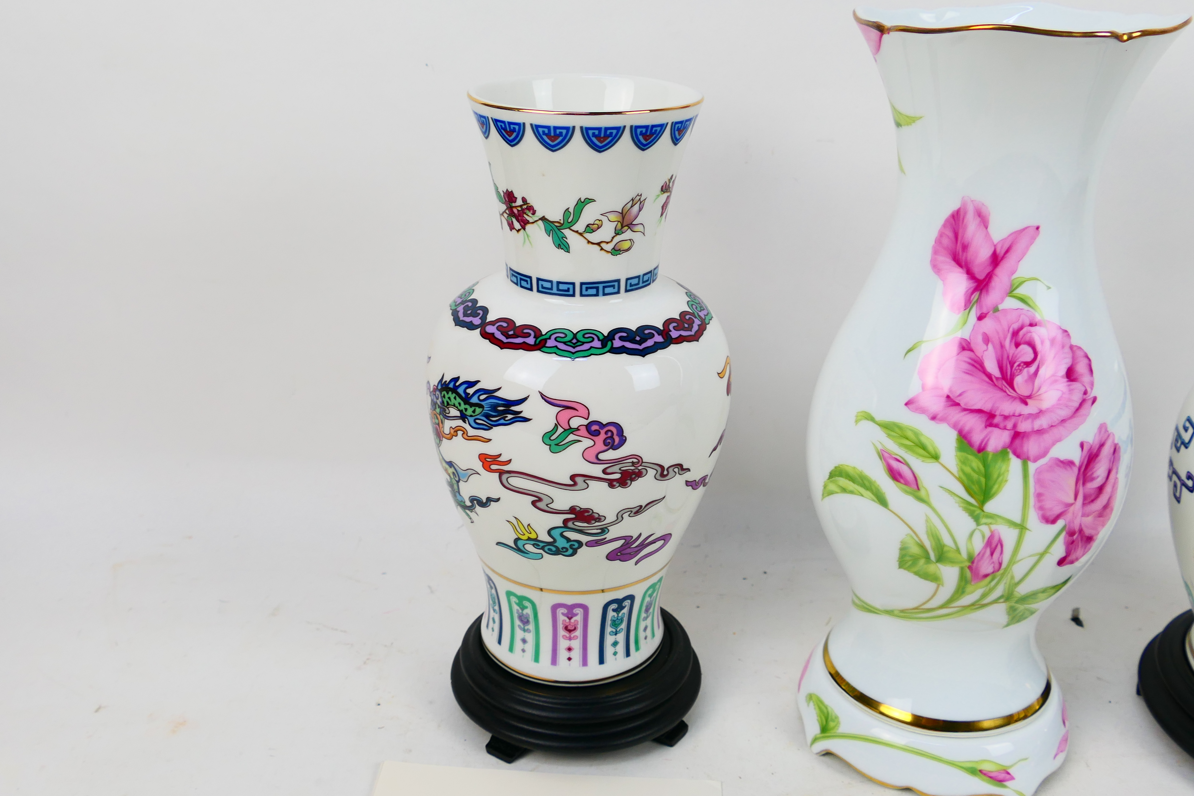 Franklin Mint - Three vases comprising T - Image 2 of 14