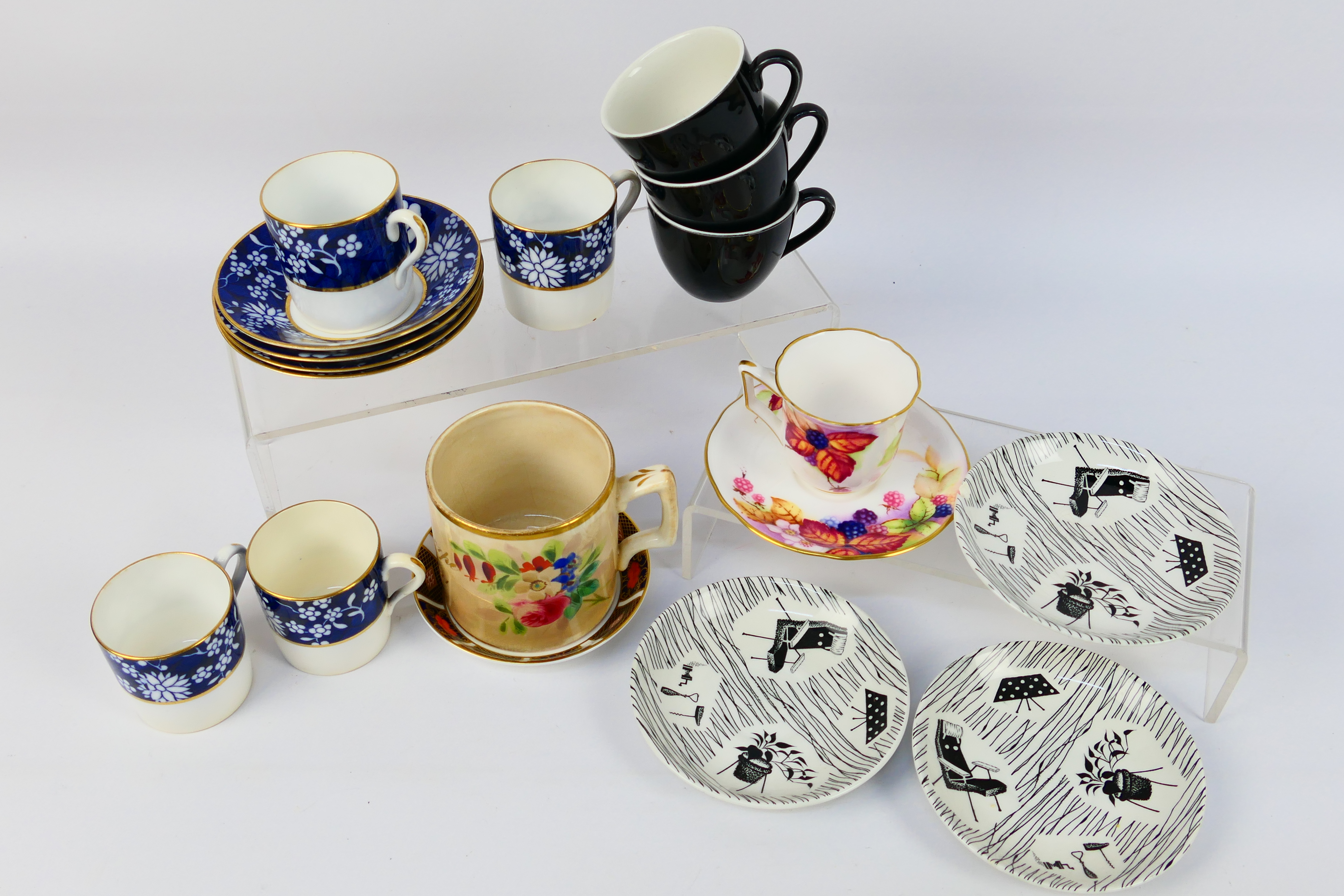 Demitasse coffee wares comprising Spode,