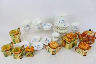 A quantity of Wedgwood Ice Rose tea ware