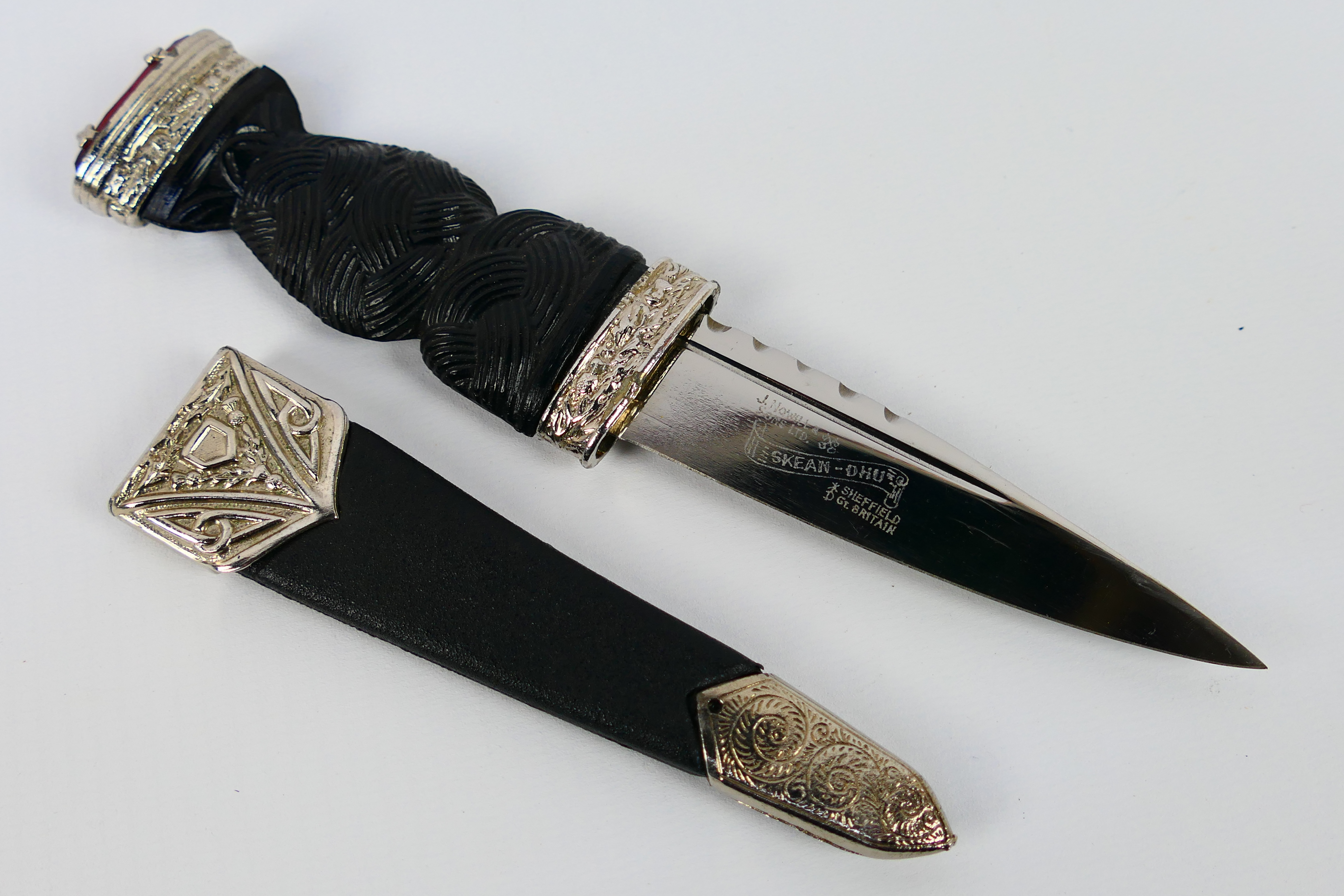 A J Nowill & Sons Ltd Sgian Dubh knife w