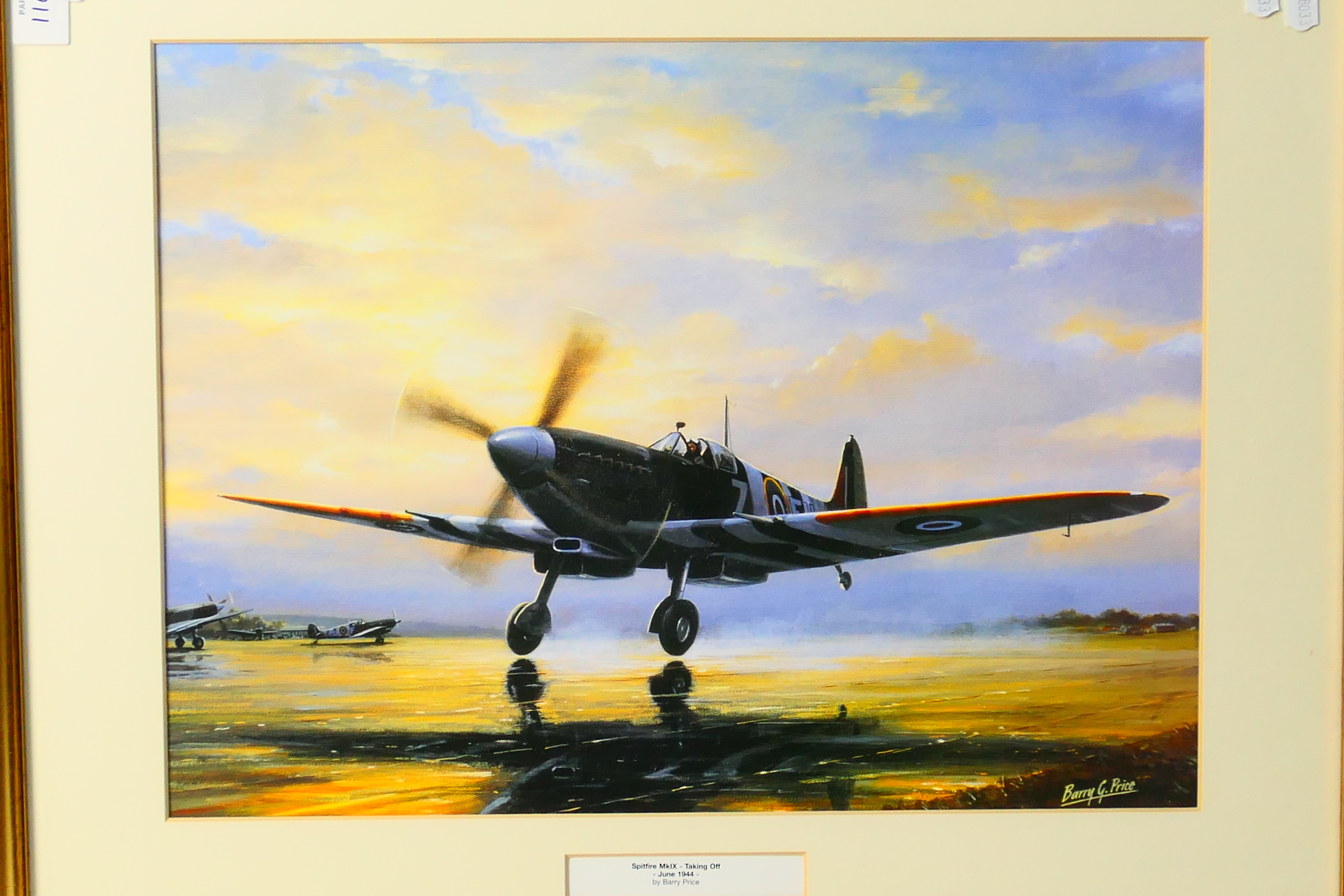 Two aviation related prints comprising B - Image 4 of 5