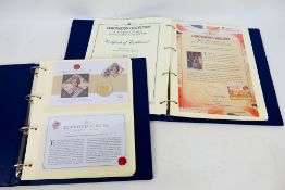 A binder containing Queen Elizabeth II,