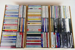 A collection of compact discs to include