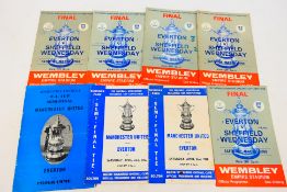 FA Cup Football Programmes, Contains Eve