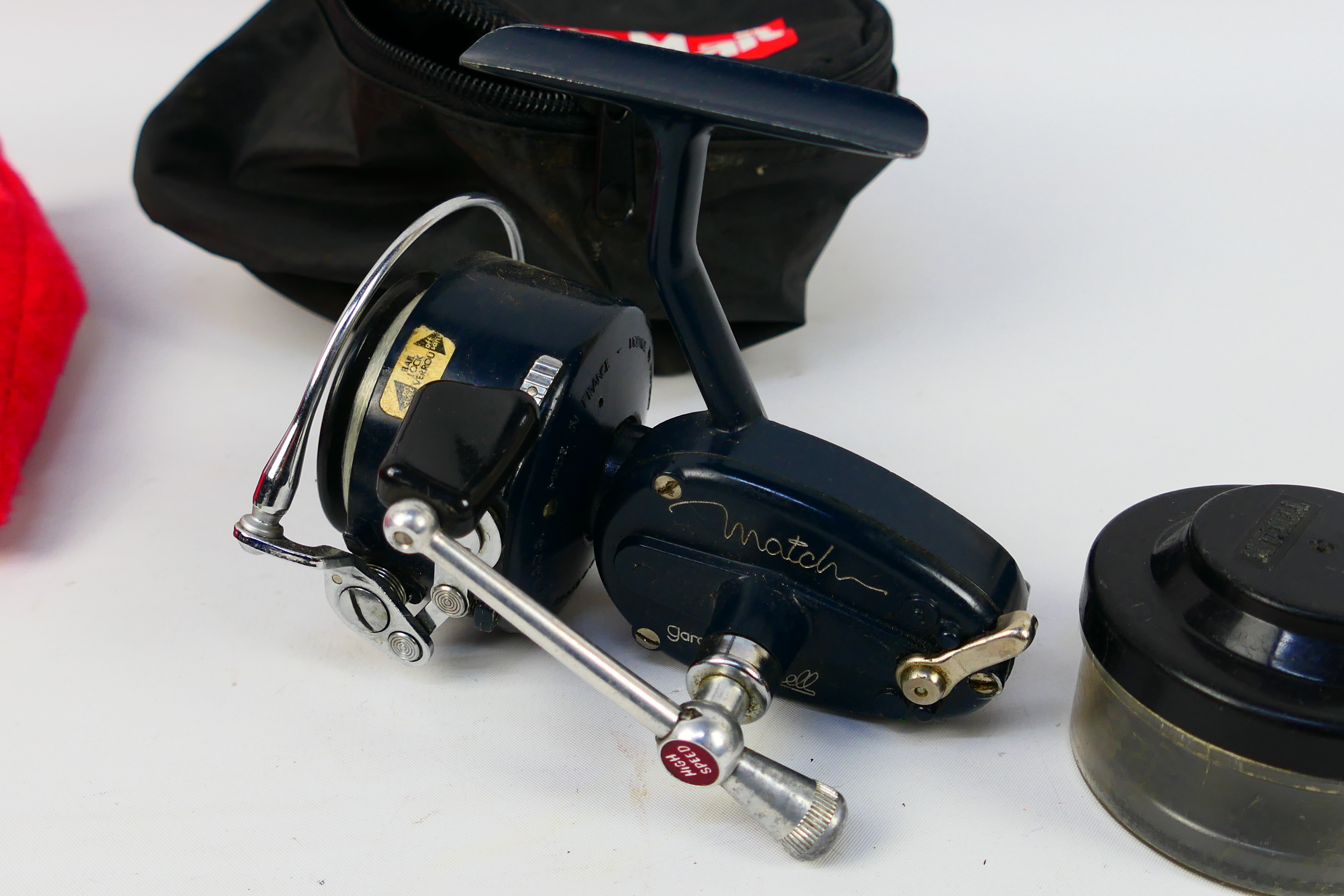 Two reels to include a Mitchell Match and a Drennan Feeder Spool 40mm, with fishing line. - Image 8 of 13