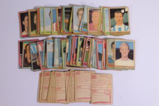 Football Cards, A&BC footballer quiz cards from 1964 / 1965 (135) Fair.