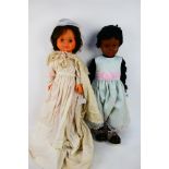 Reliable - Lissi Batz - 2 x large vintage dolls,