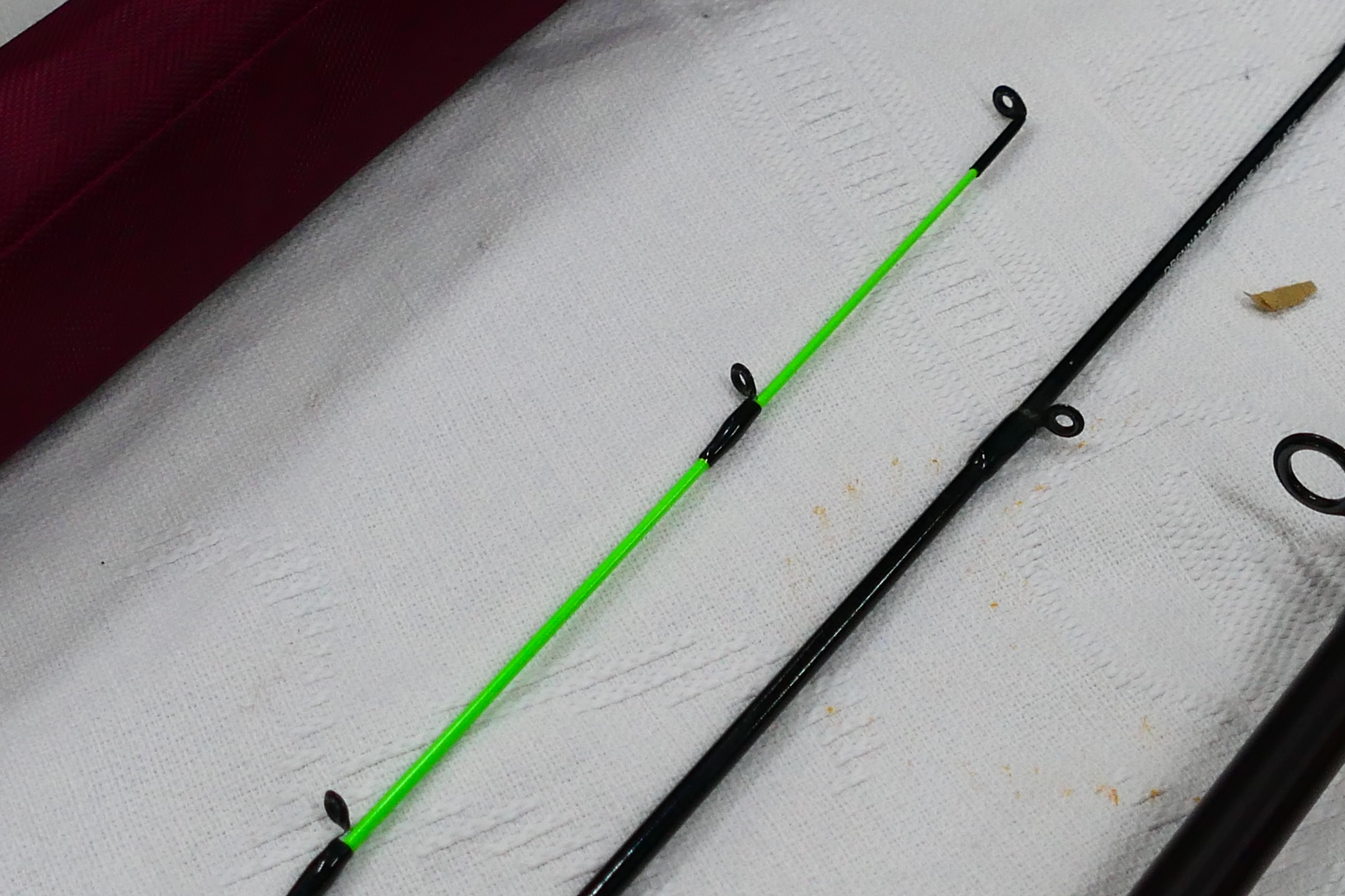 Three rods comprising a two piece Drennan 9' 6" Mini Carp Feeder, - Image 14 of 19