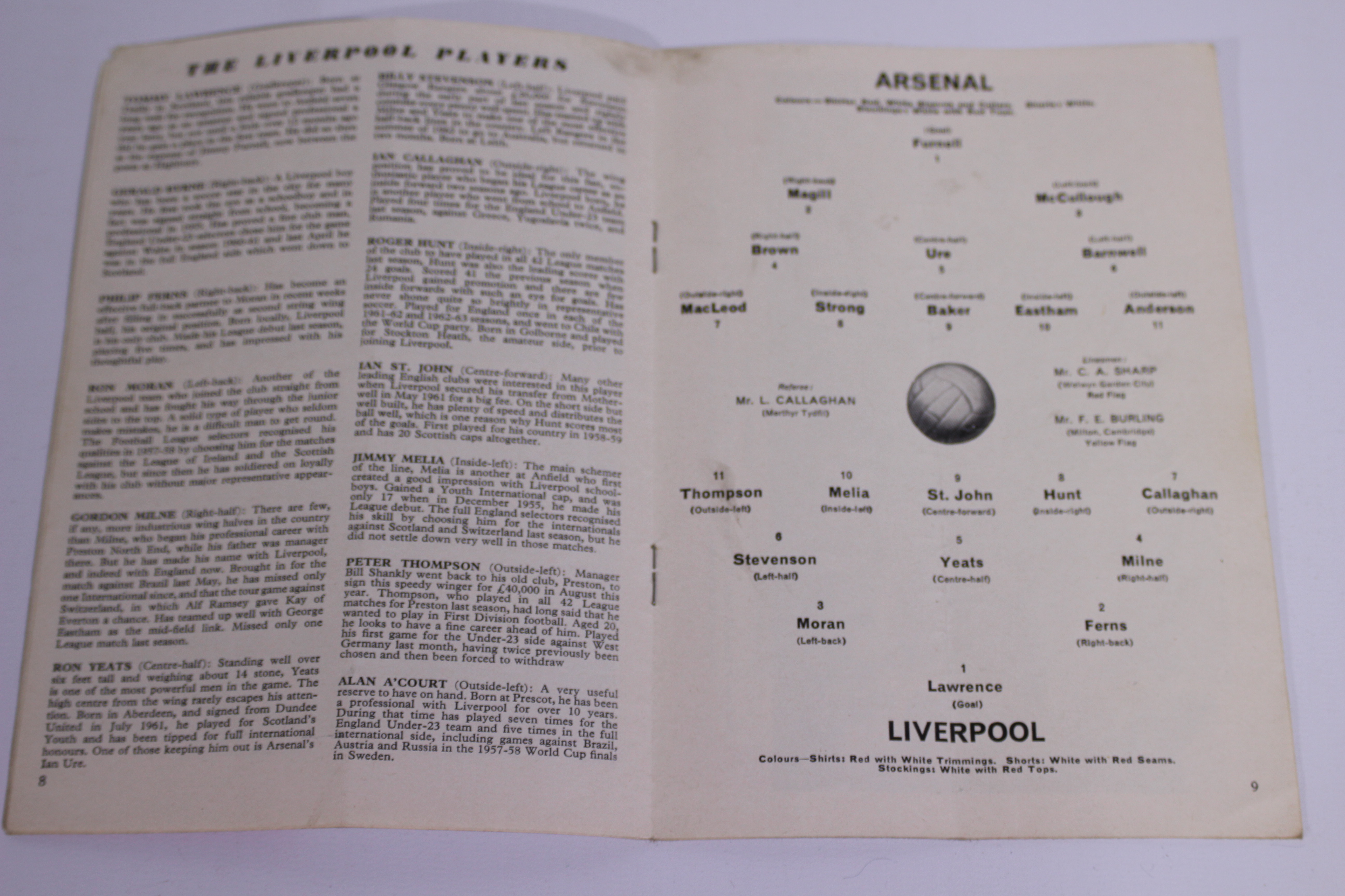 Signed Liverpool Football Programme, Ars - Image 4 of 4
