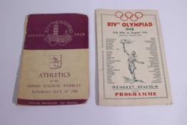 Olympic Programmes, 1948 Olympics held i