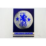 Signed Football Programme, Chelsea v Eve