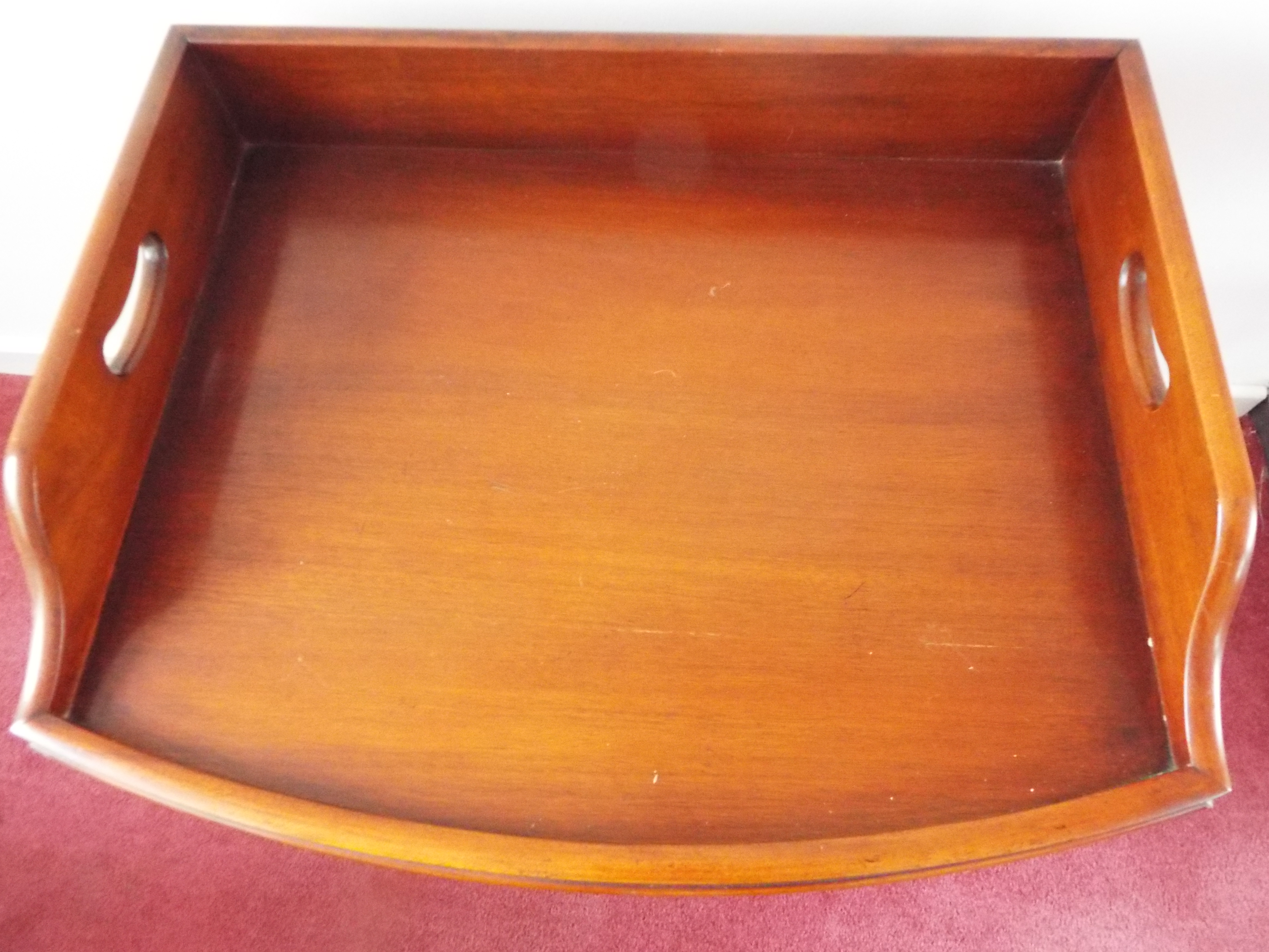 A mahogany Butler's style Table, 66cm (h) x 70cm (w) x 55 cm (d), - Image 3 of 3