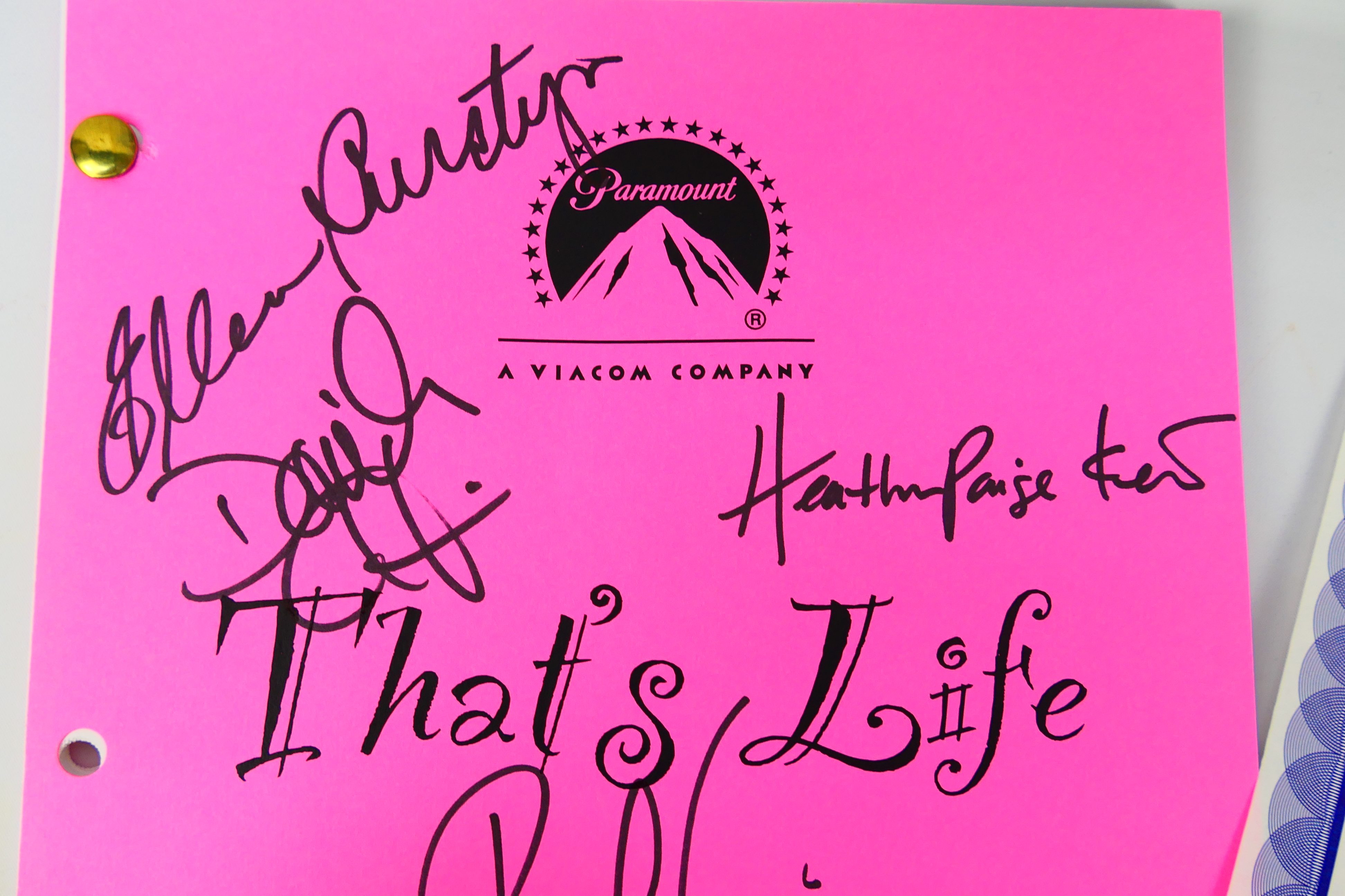 A signed script for That's Life with Benham certificate of authenticity and a limited edition - Image 4 of 14