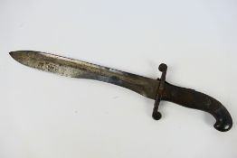 A Spanish M. 1907 artillery bolo knife / machete, 30 cm (l) blade.