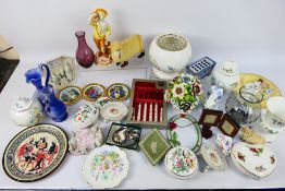 A mixed lot, predominantly ceramics and glassware to include Aynsley, Wedgwood, Minton and other,