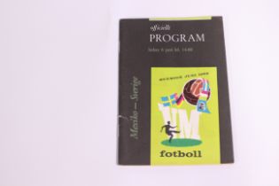 World Cup Football Programme, Mexico v S