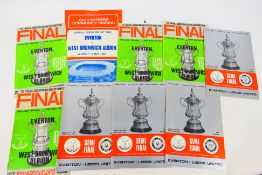 FA Cup Football Programmes, Contains Eve
