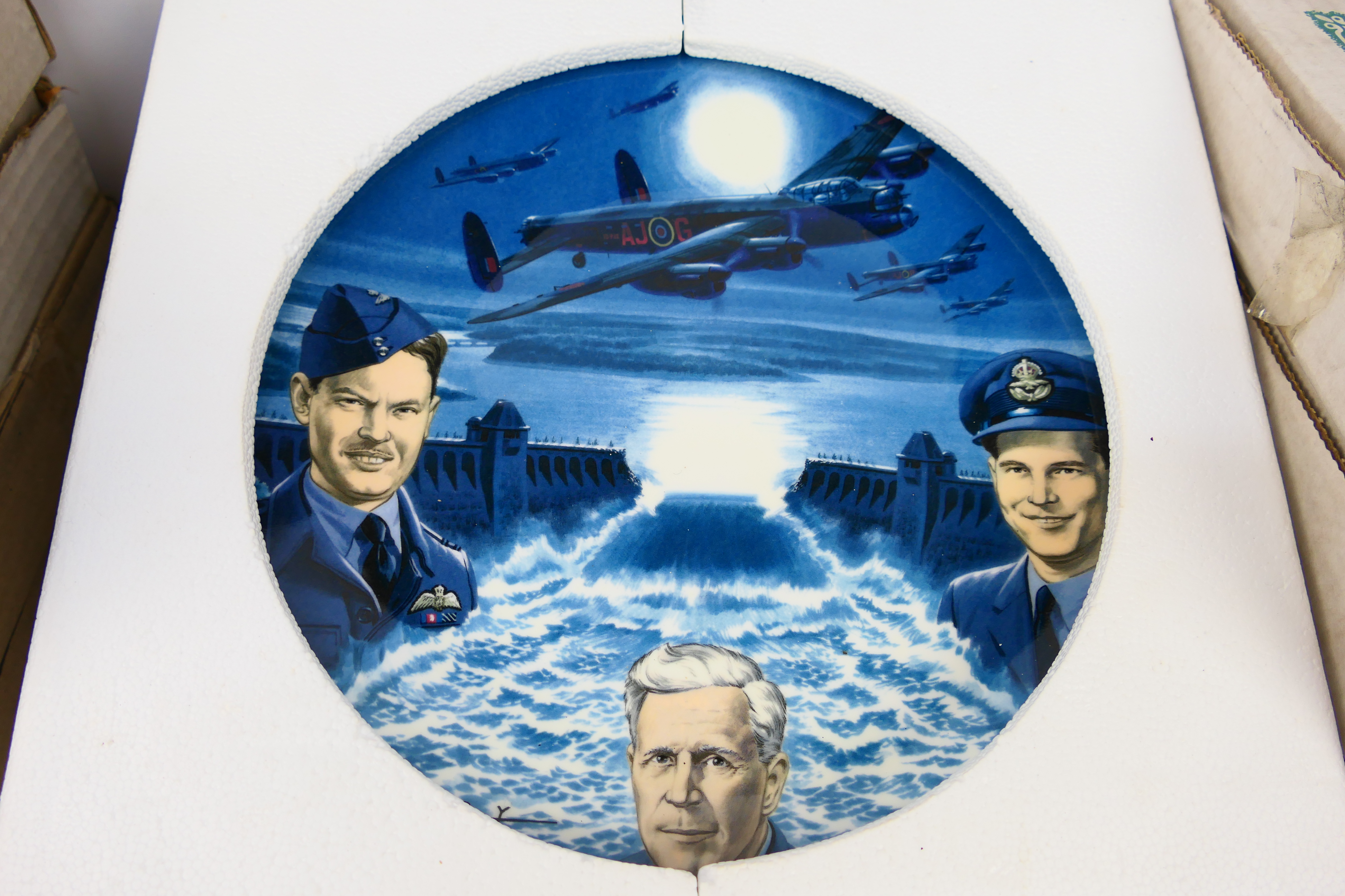 A quantity of boxed military related collector plates pertaining to The Dambusters 617 Squadron and - Image 4 of 4