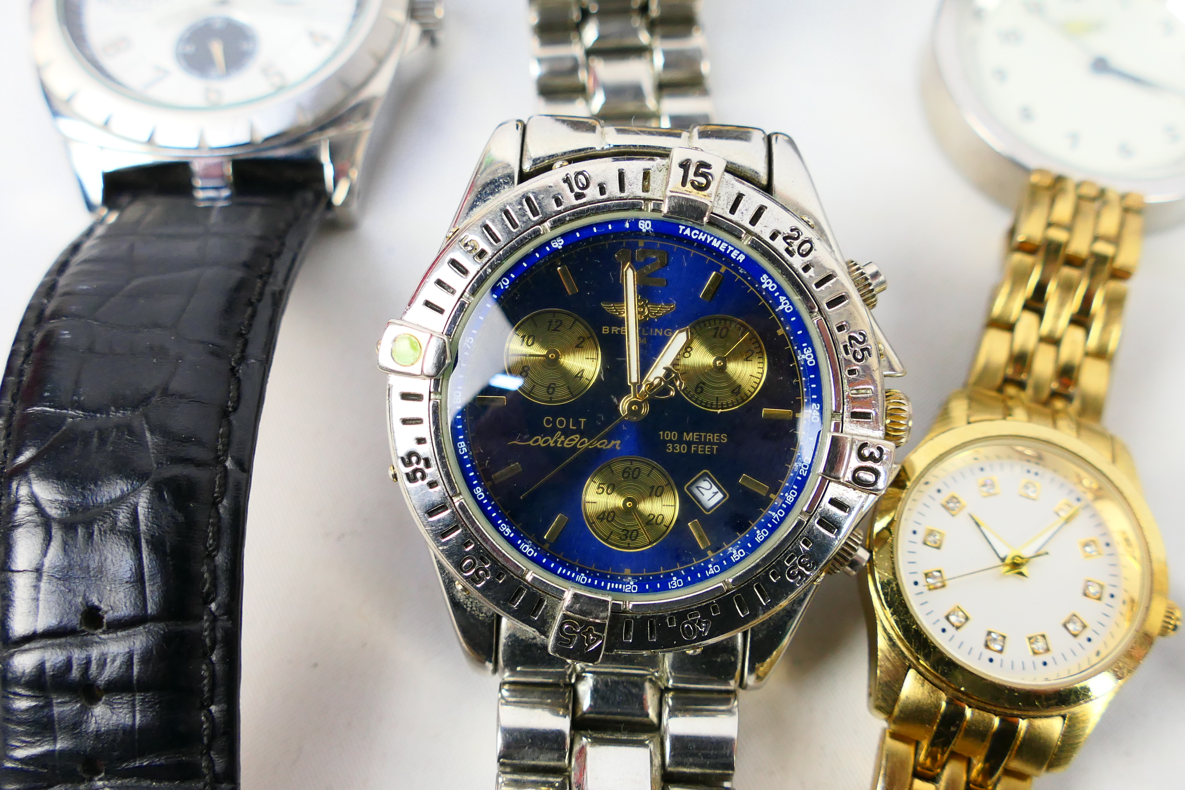 A collection of various wrist watches to include Zeon, Sekonda, Clyda and other. - Image 2 of 6