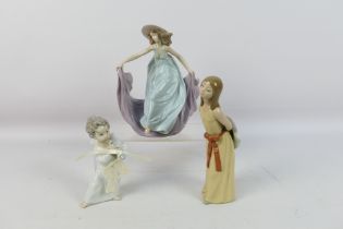 Three Lladro figures comprising # 5662, May Dance,