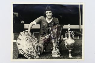 Liverpool Football Club - A signed Kevin Keegan picture with the message written in permanent