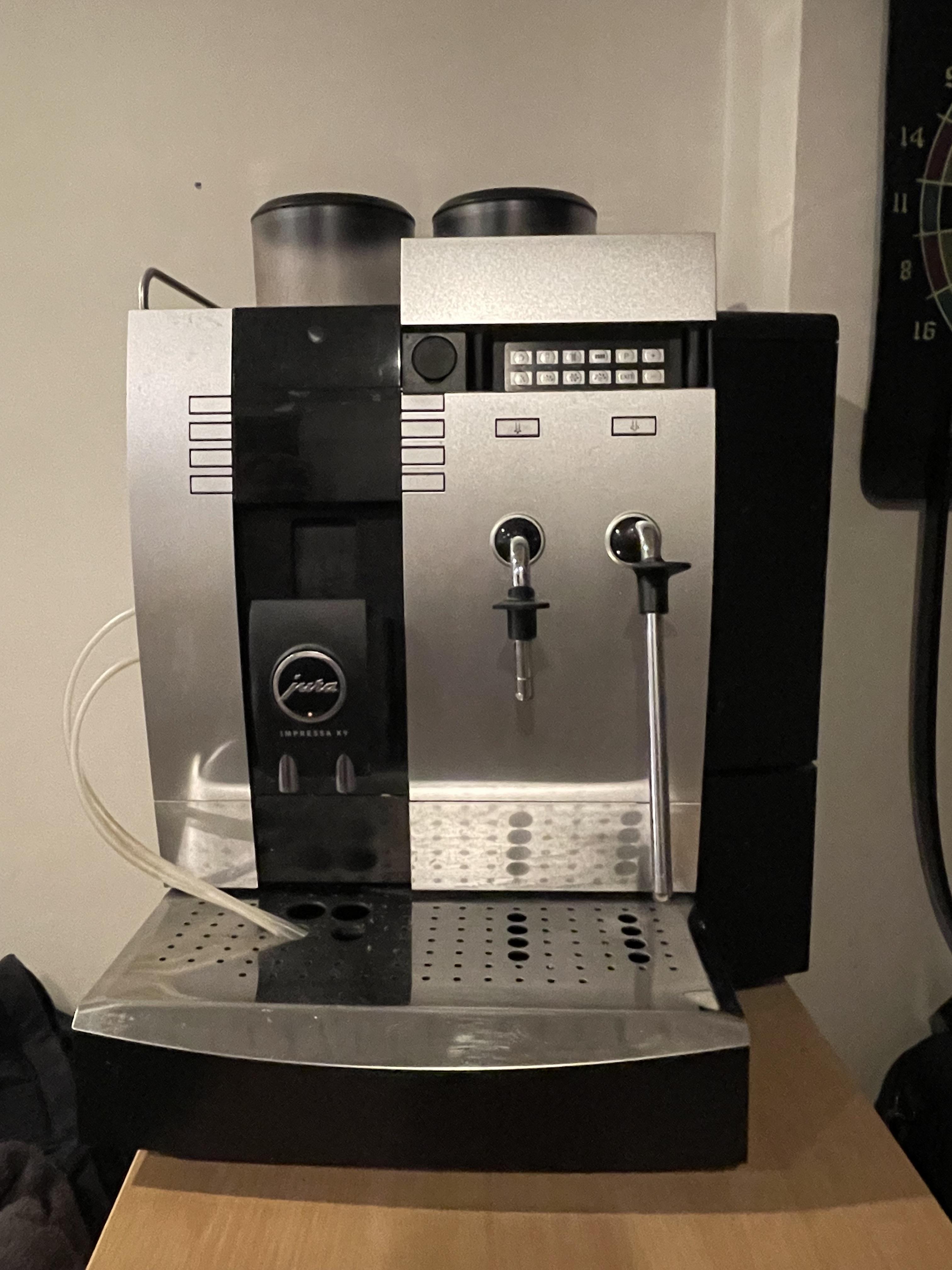 Jura Coffee Machine - Jura Bean - a Jura Impressa X9 coffee machine,