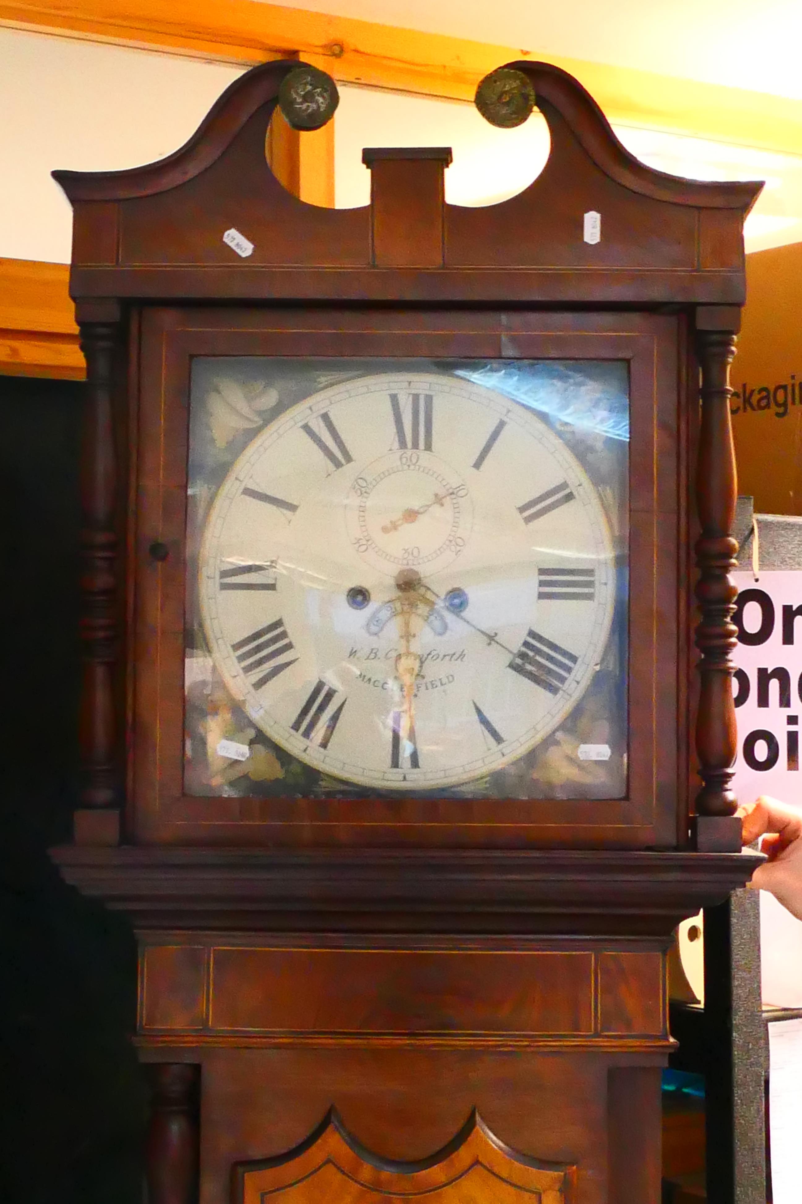 An early 19th century mahogany-cased 8-day longcase clock, - Image 3 of 15