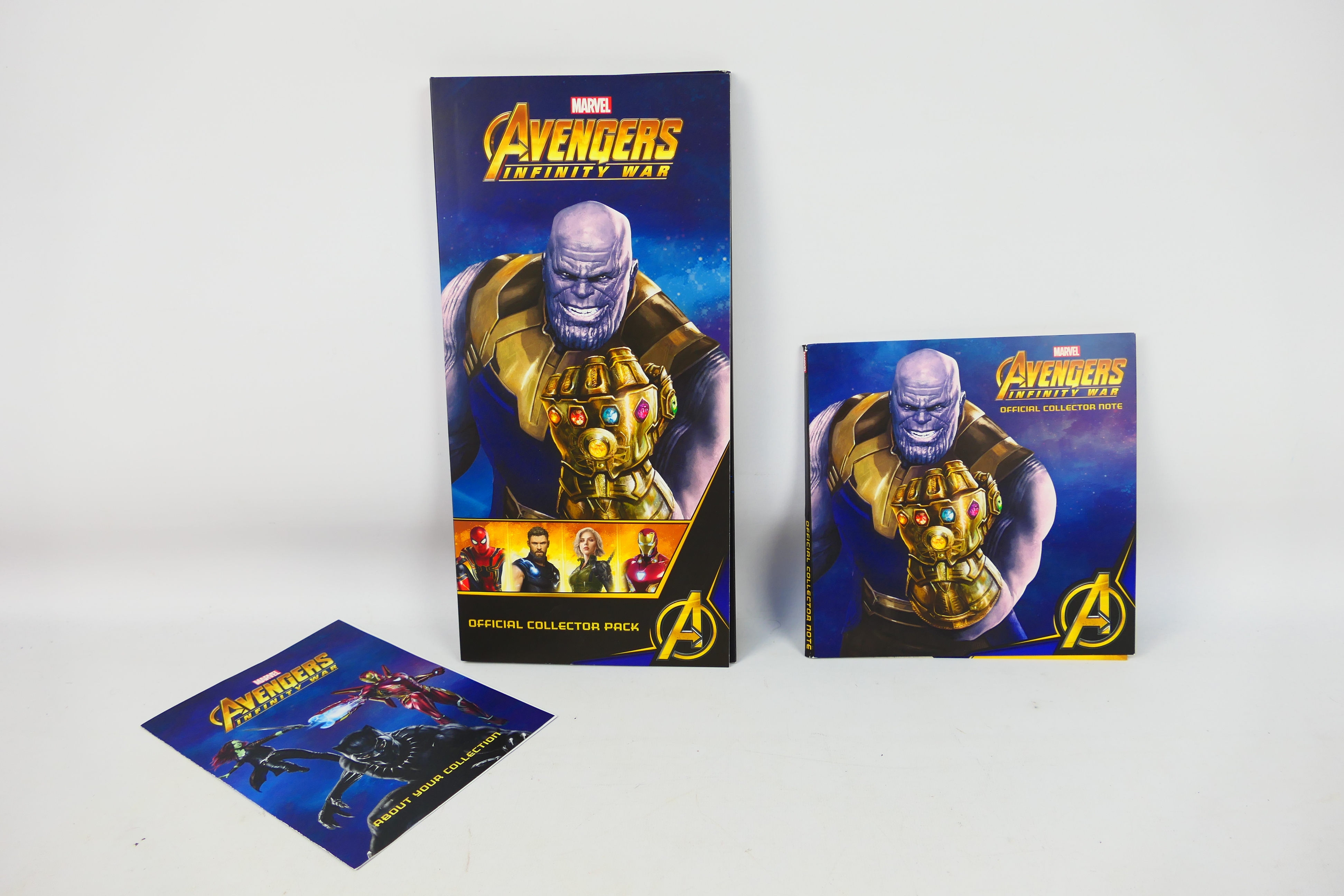 Marvel - An Avengers Infinity War Official Collector Pack comprising 15 commemorative coins and an