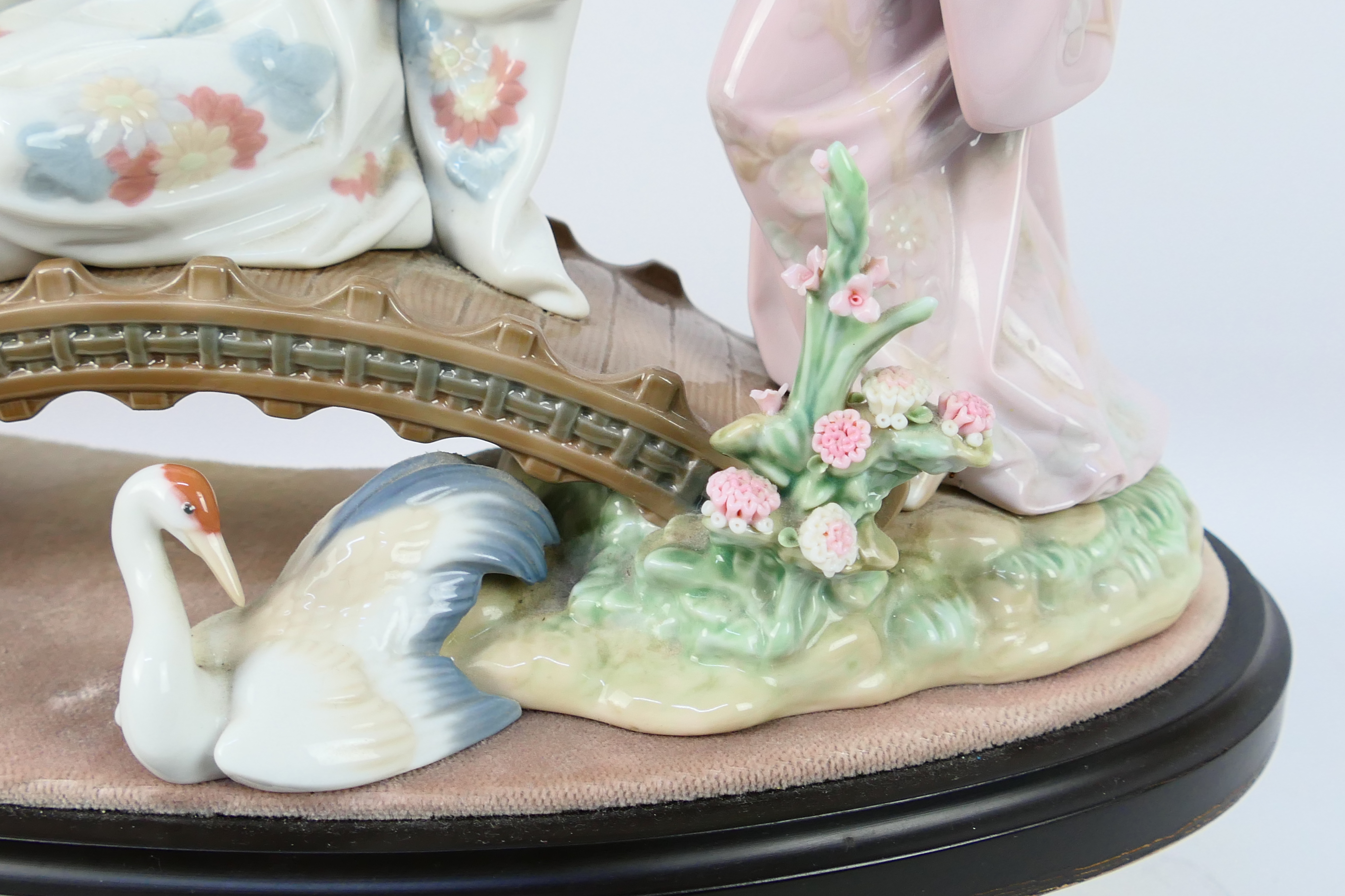 Lladro - A large group entitled Springtime In Japan, # 1445, - Image 5 of 12