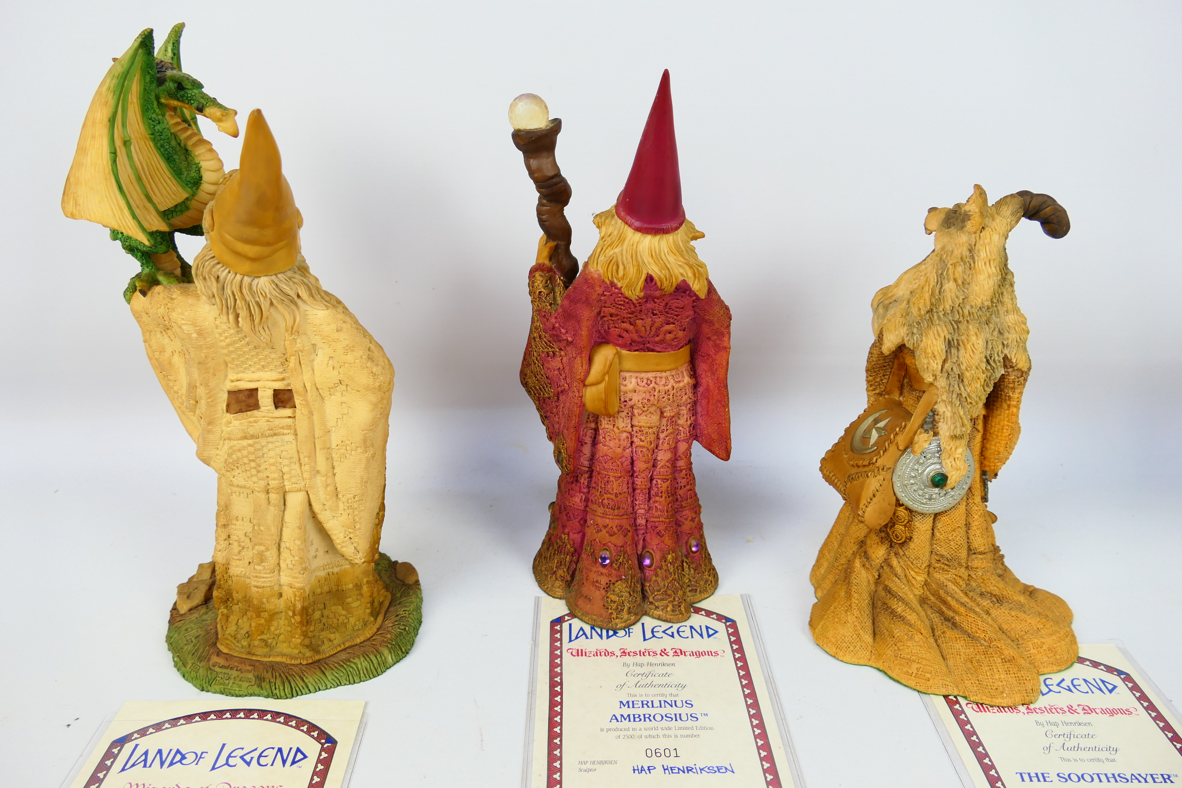 Three boxed limited edition Lilliput Lane Land Of Legend / Wizards & Dragons fantasy figures - Image 4 of 8