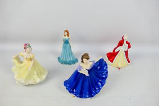 A collection of Royal Doulton lady figures to include Gemstones Collection,