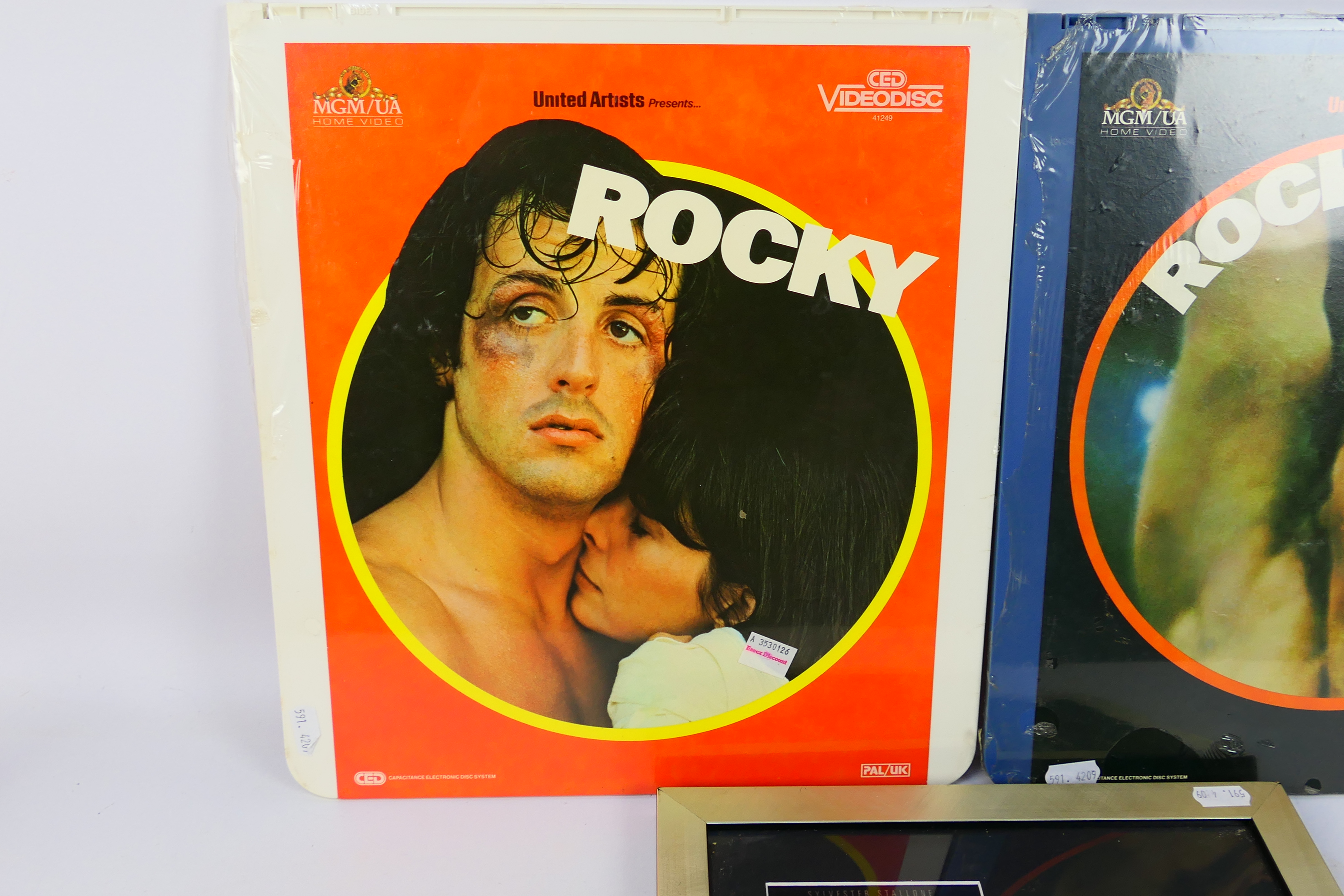 Rocky - Lot to include a limited edition Rocky II filmcel montage and two CED Videodiscs comprising - Image 3 of 8