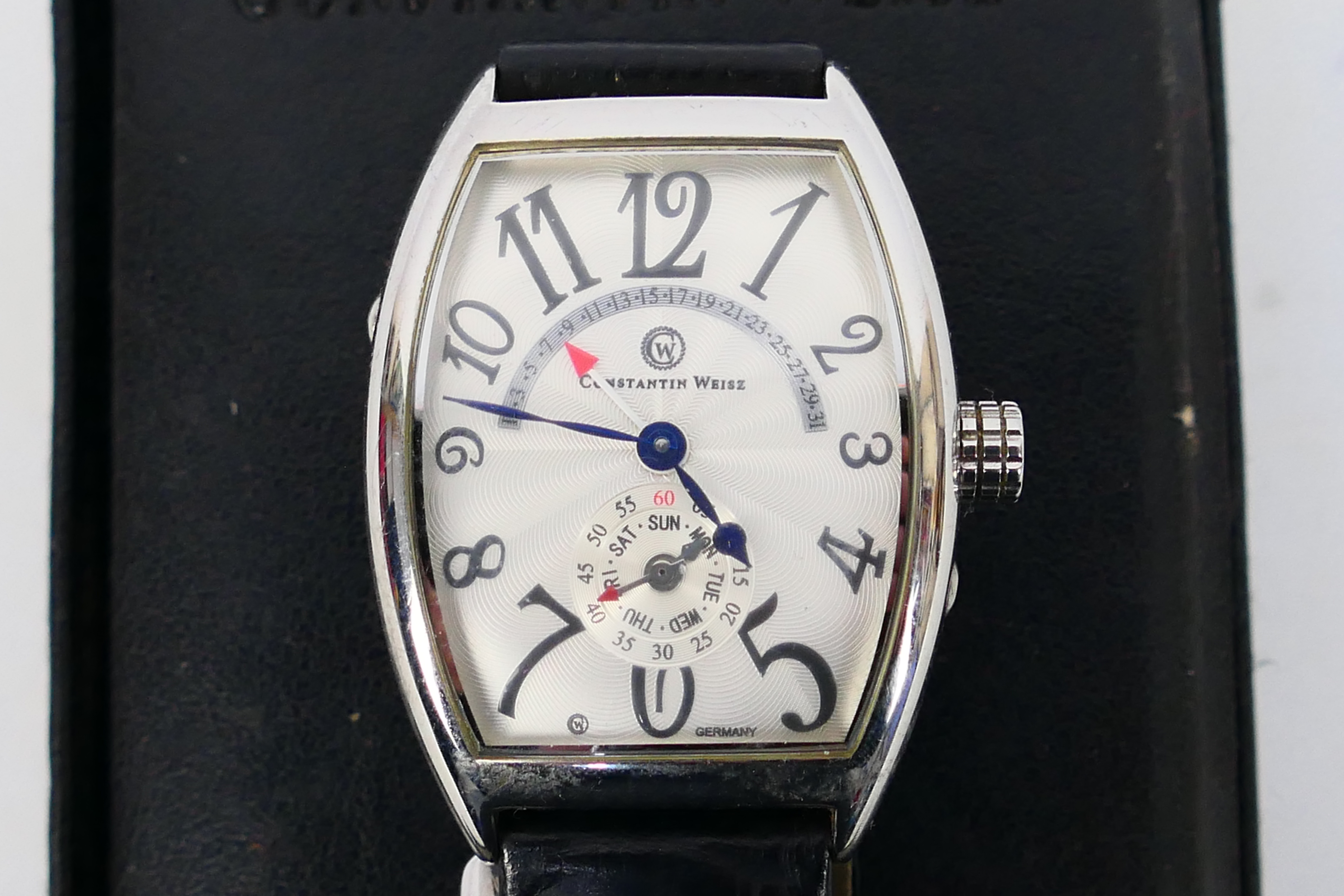 An Art Deco style gentleman's wrist watch by Constantin Weisz with subsidiary seconds dial - Image 2 of 10