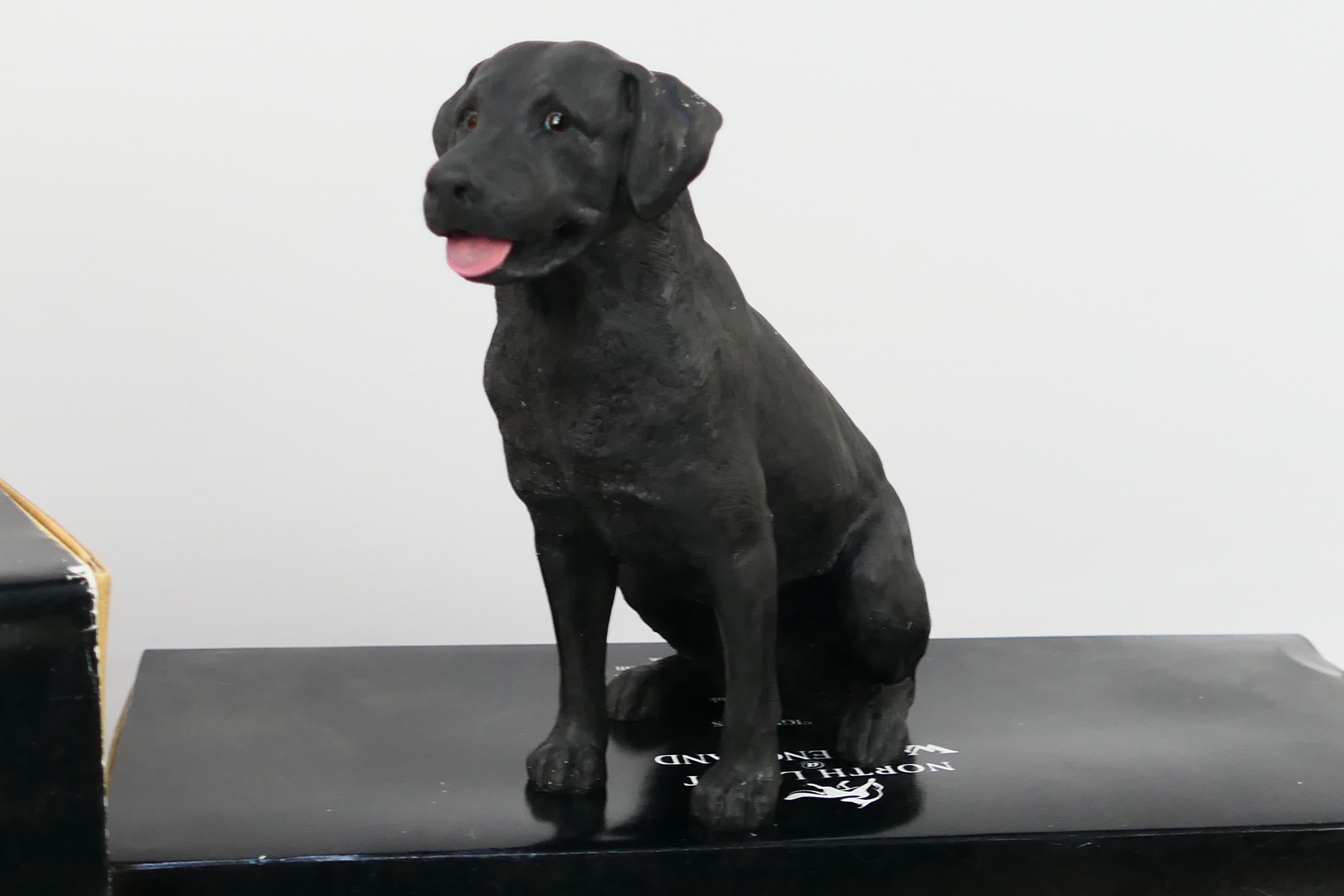 Three boxed dog figures comprising Golden Retreiver, Black Labrador and Yellow Labrador. - Image 3 of 4