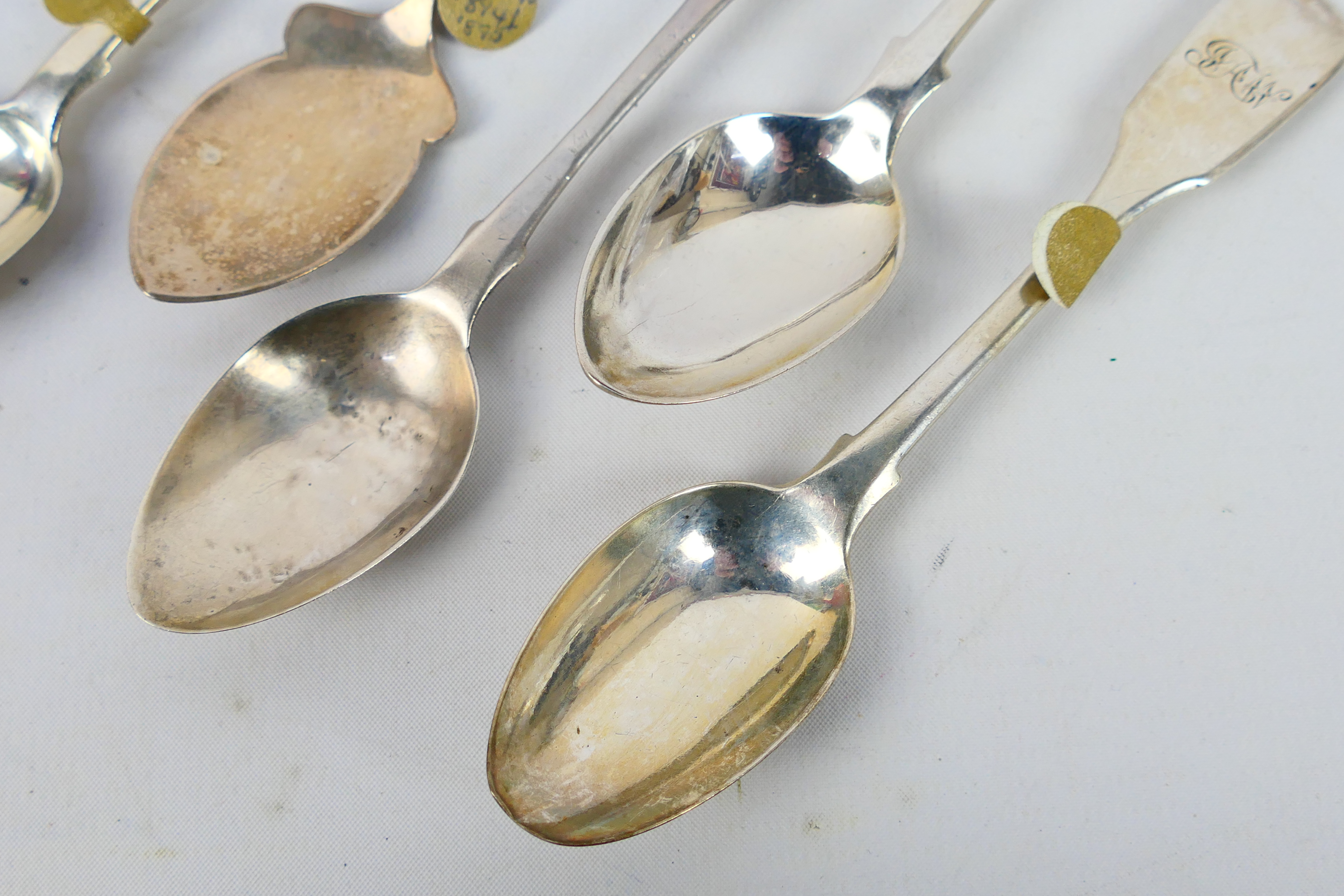Victorian Silver - A collection of Victorian silver spoons, various assay and date marks, - Image 7 of 12