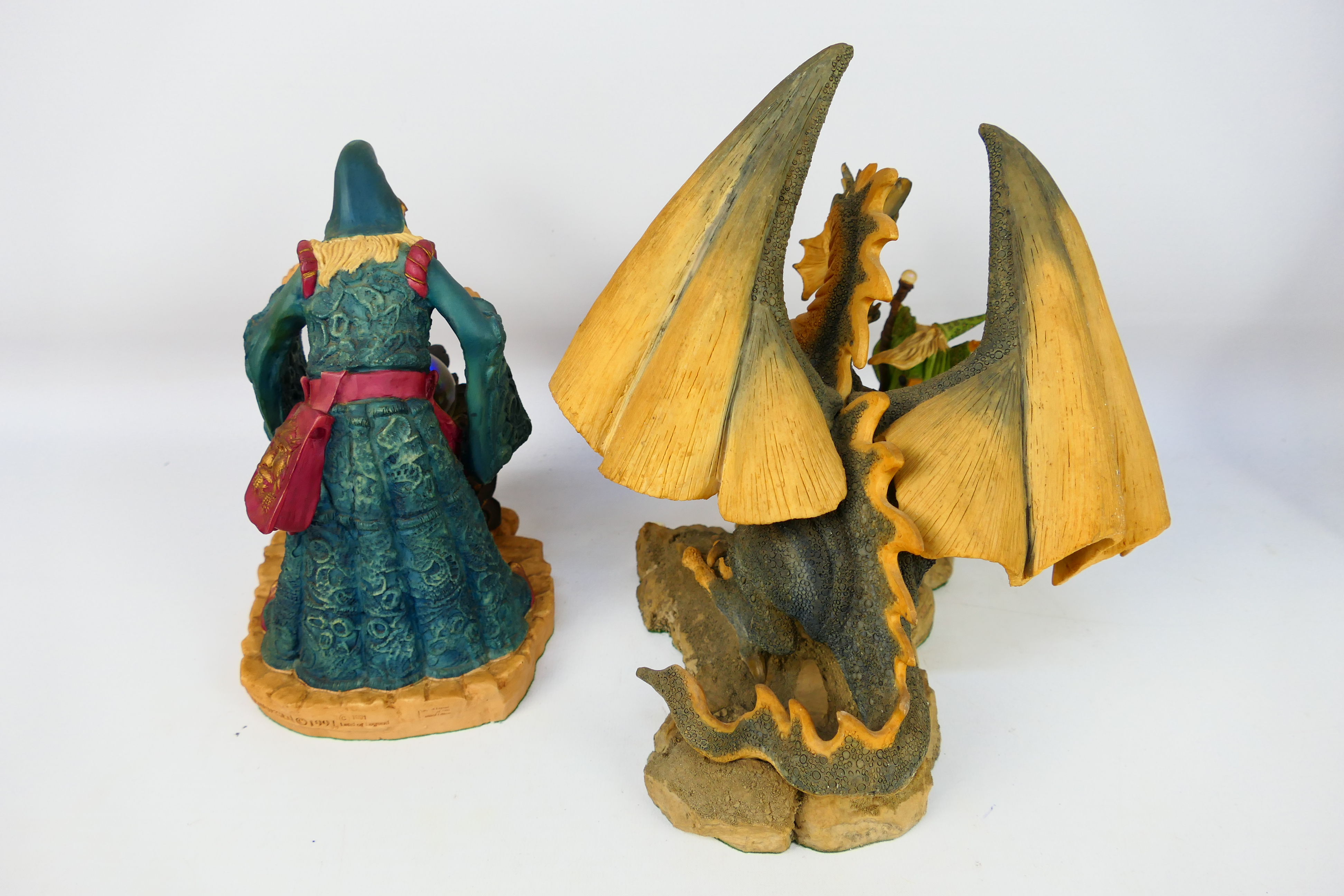 Two boxed limited edition Lilliput Lane Land Of Legend fantasy figures / groups designed by Hap - Image 7 of 8