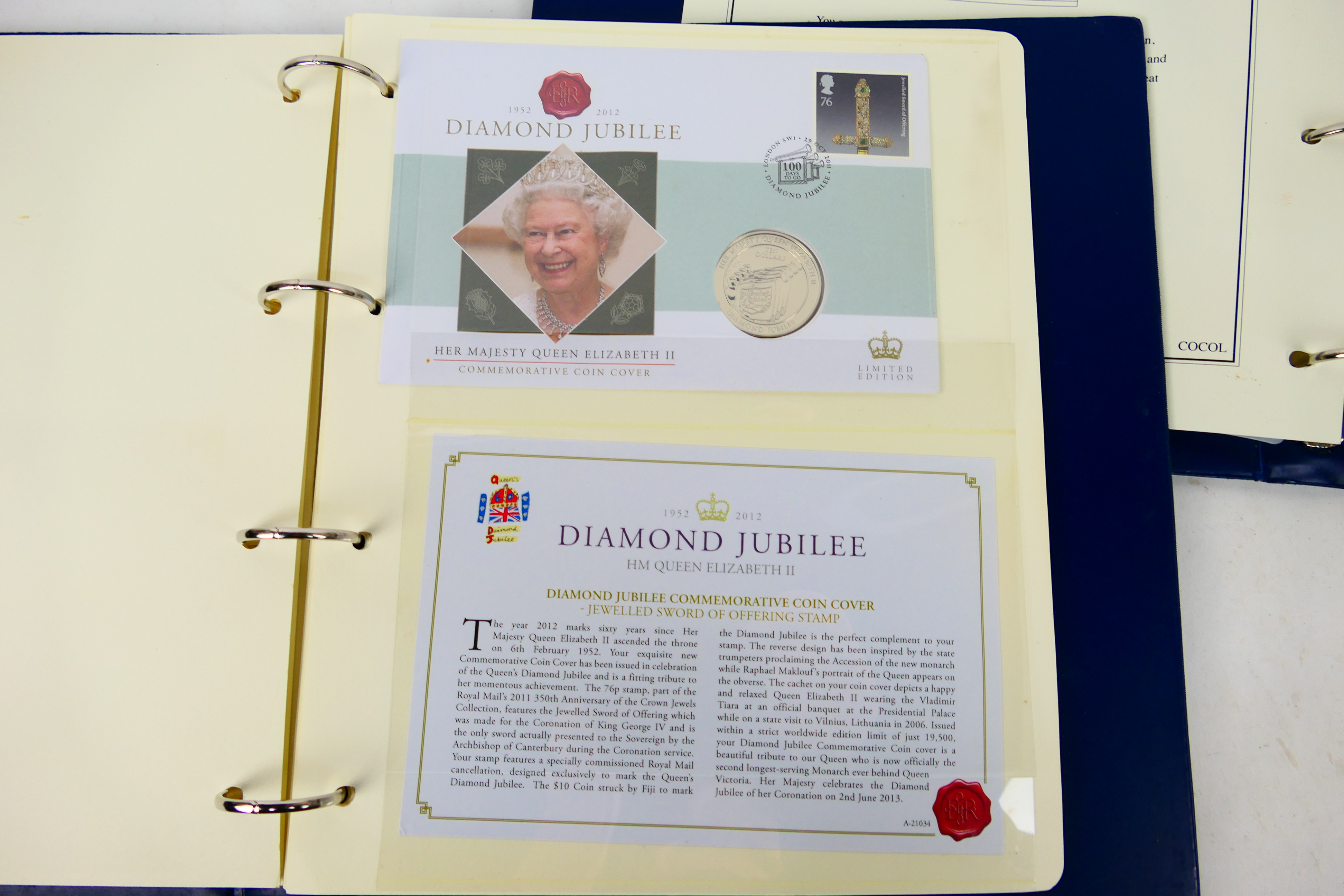 A binder containing Queen Elizabeth II, Diamond Jubilee, - Image 6 of 14