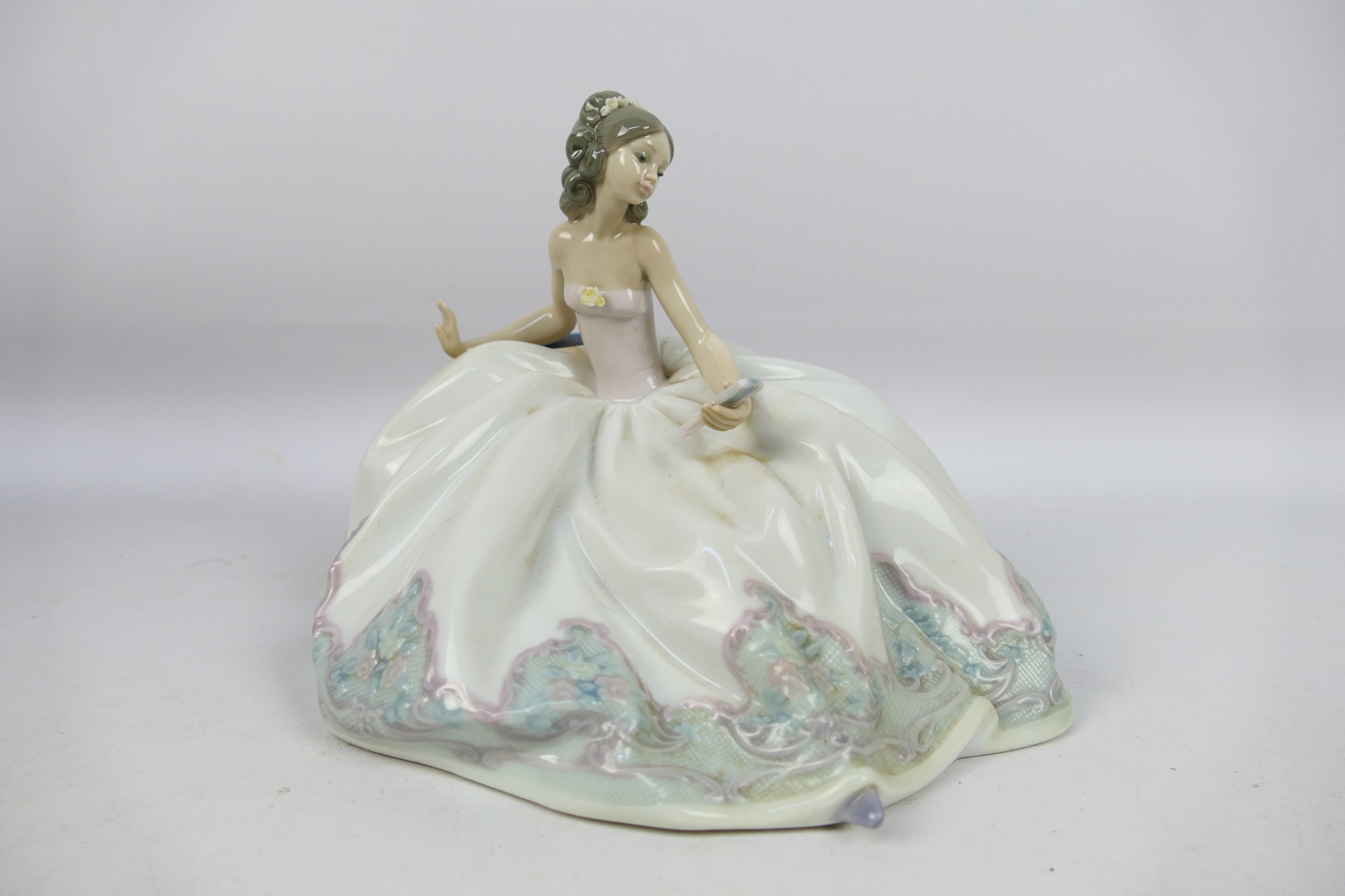 Lladro - A boxed figure entitled At The Ball, # 5859, approximately 15 cm (h). - Image 2 of 7