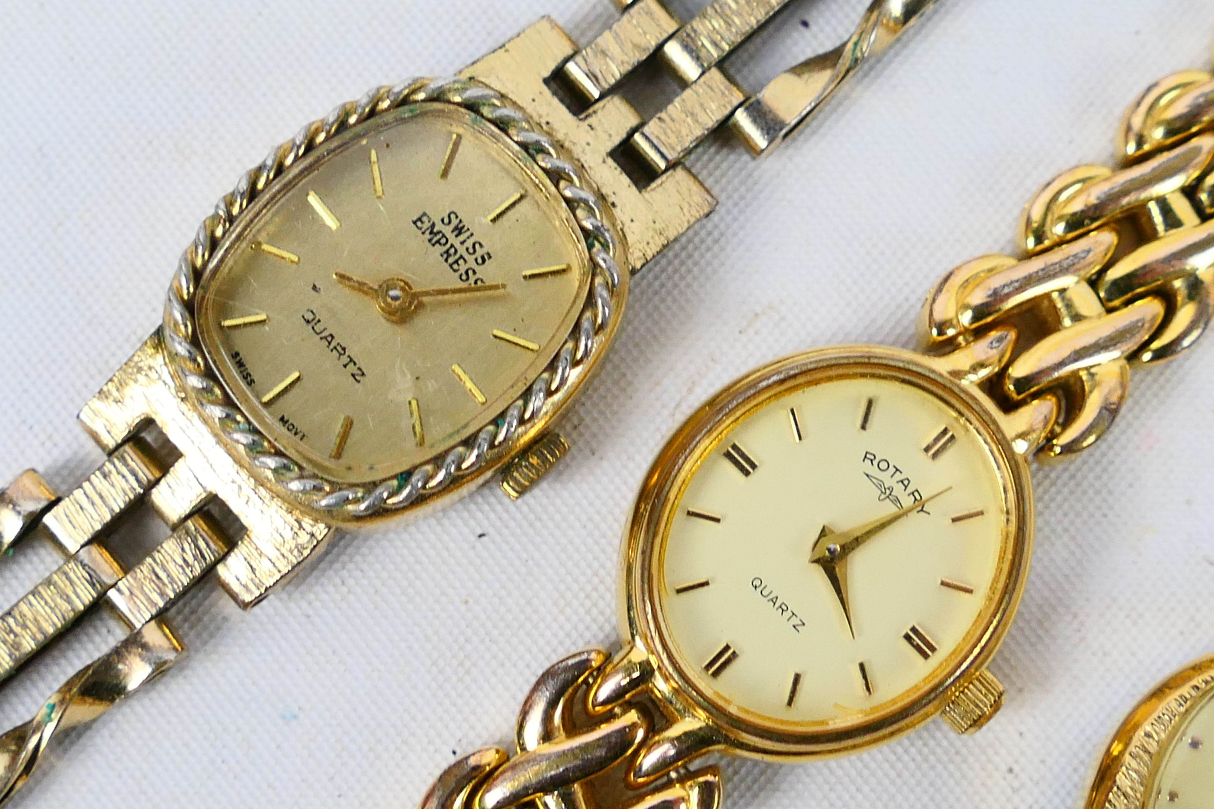 Three lady's wrist watches comprising Rotary, Accurist and other. - Image 3 of 5